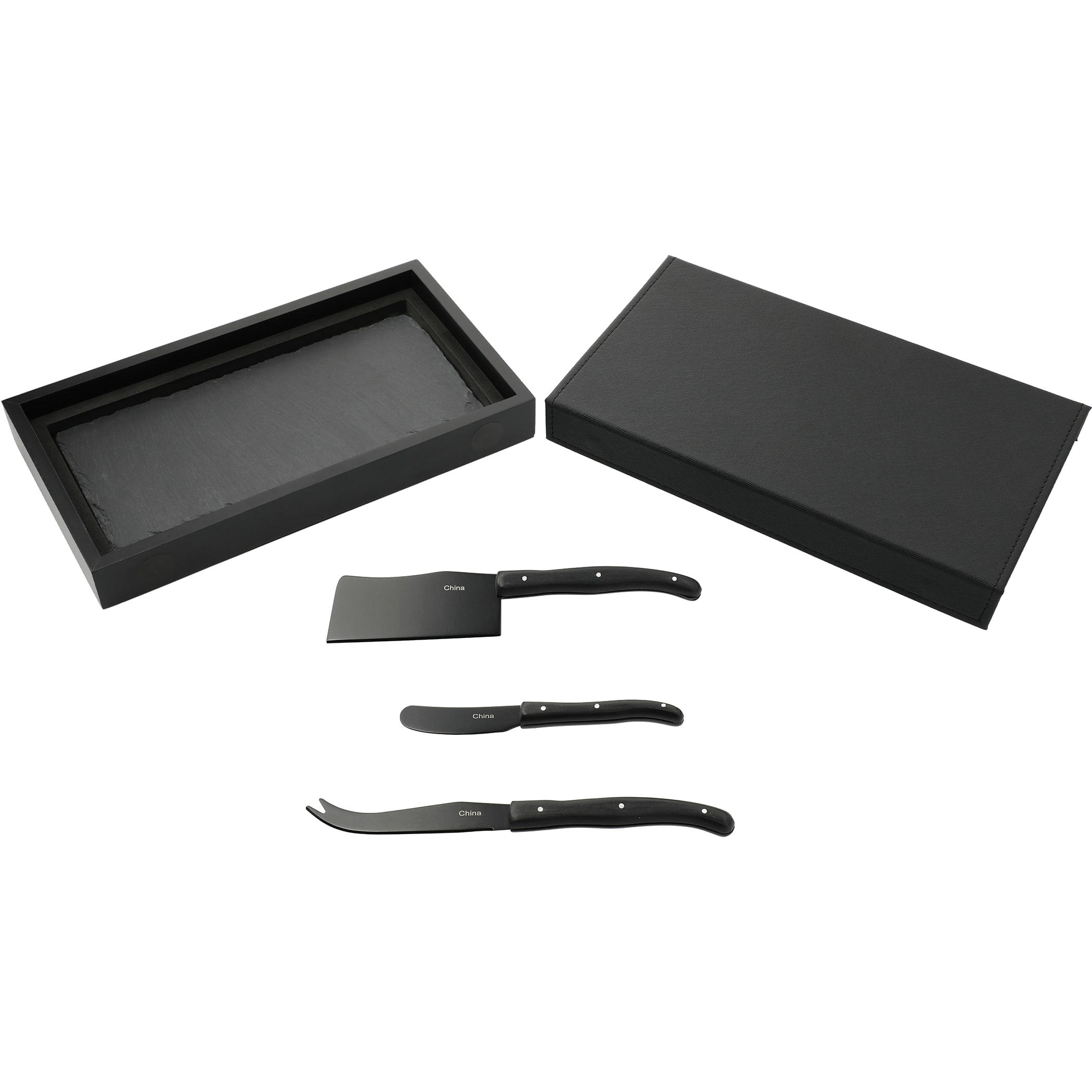 Picture of Modena Black Cheese & Serving Set