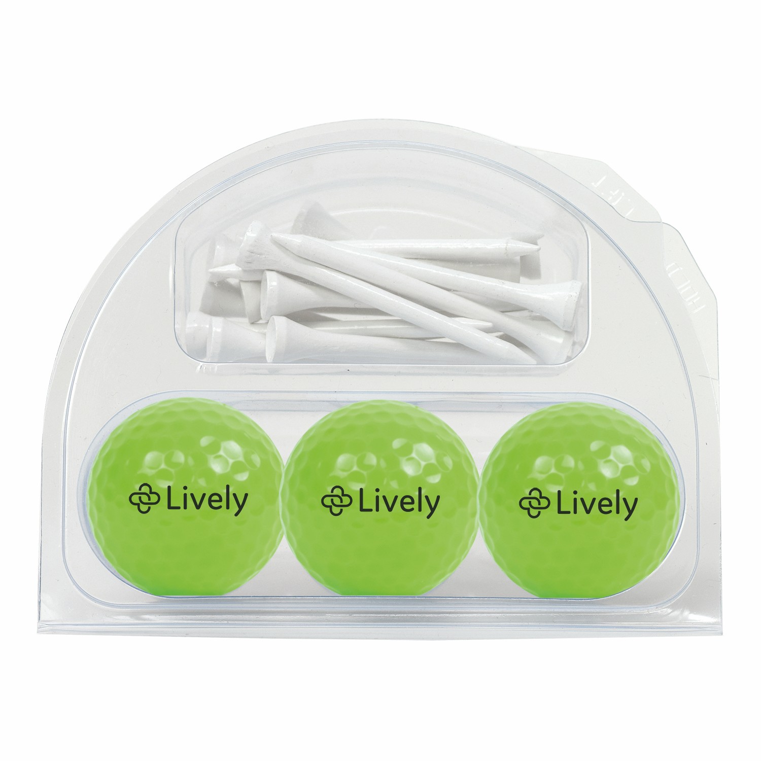 Picture of Golf Balls & Tees Clamshell Pack