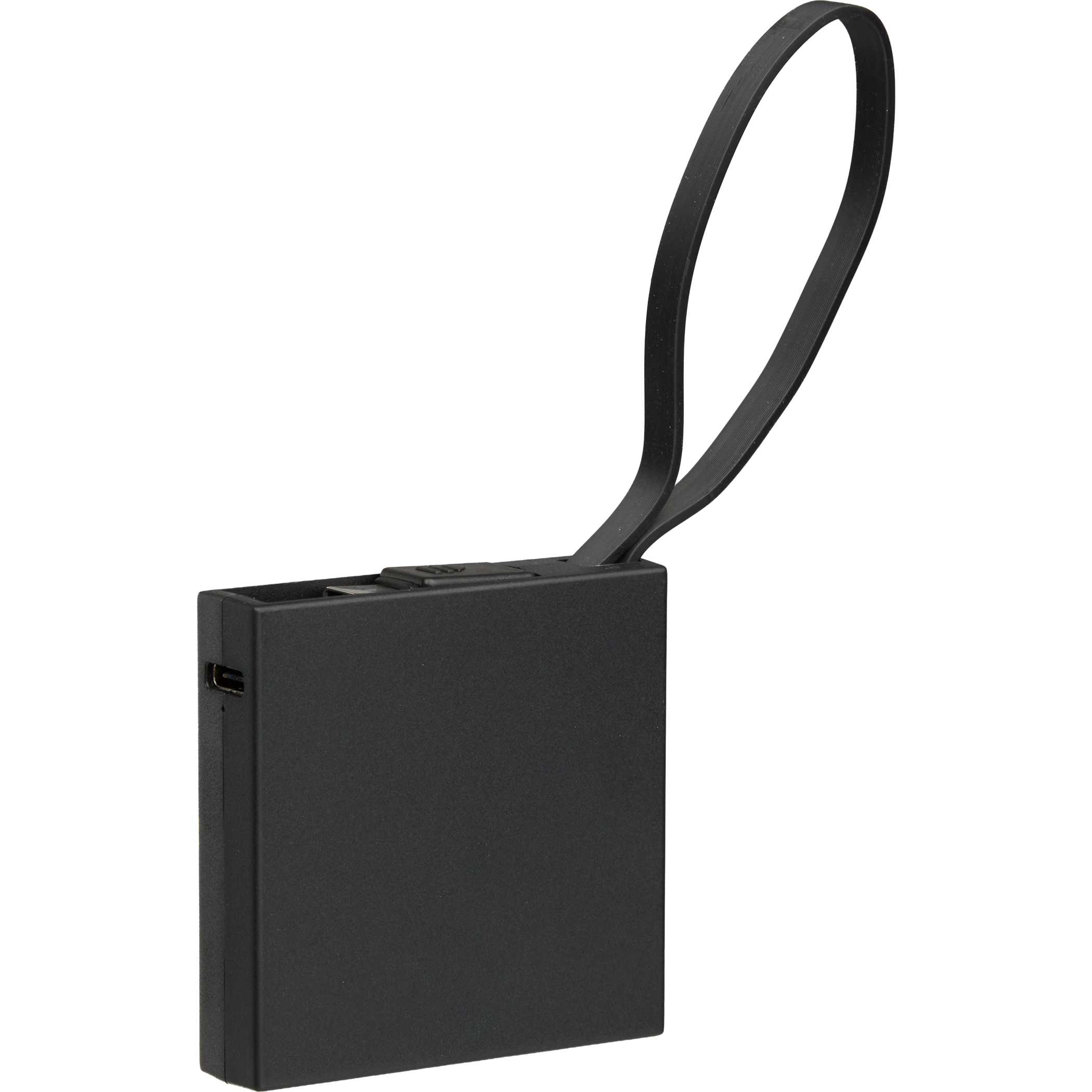 Picture of Recycled ABS 2000 mAh Power Bank with Type-C Cable