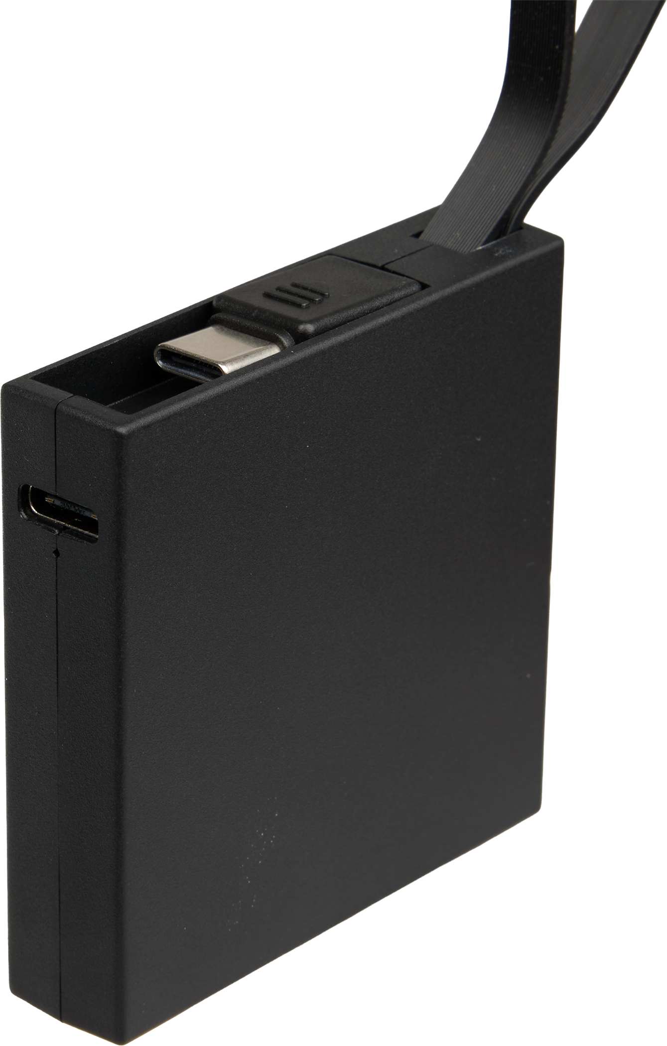 Picture of Recycled ABS 2000 mAh Power Bank with Type-C Cable