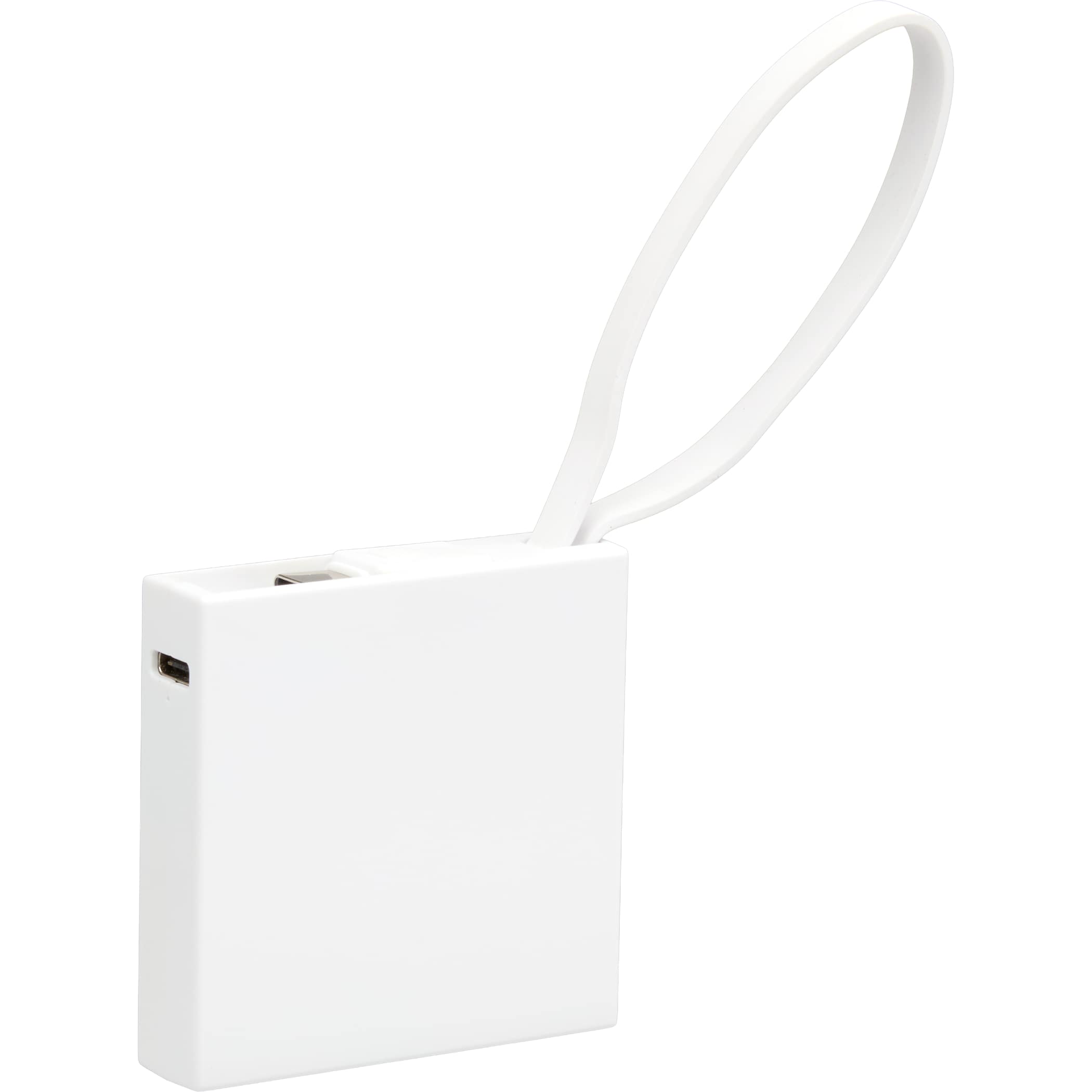 Picture of Recycled ABS 2000 mAh Power Bank with Type-C Cable