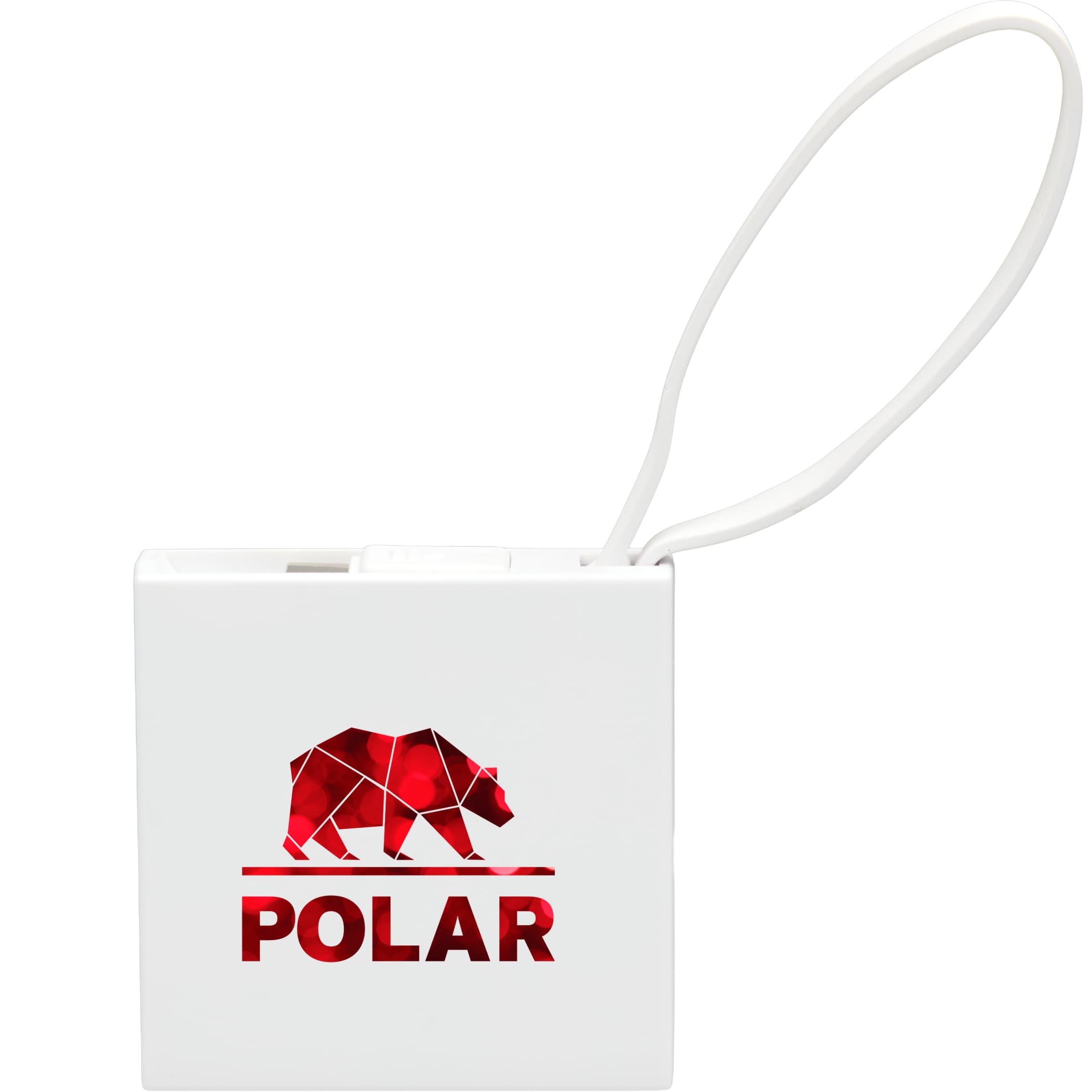 Picture of Recycled ABS 2000 mAh Power Bank with Type-C Cable