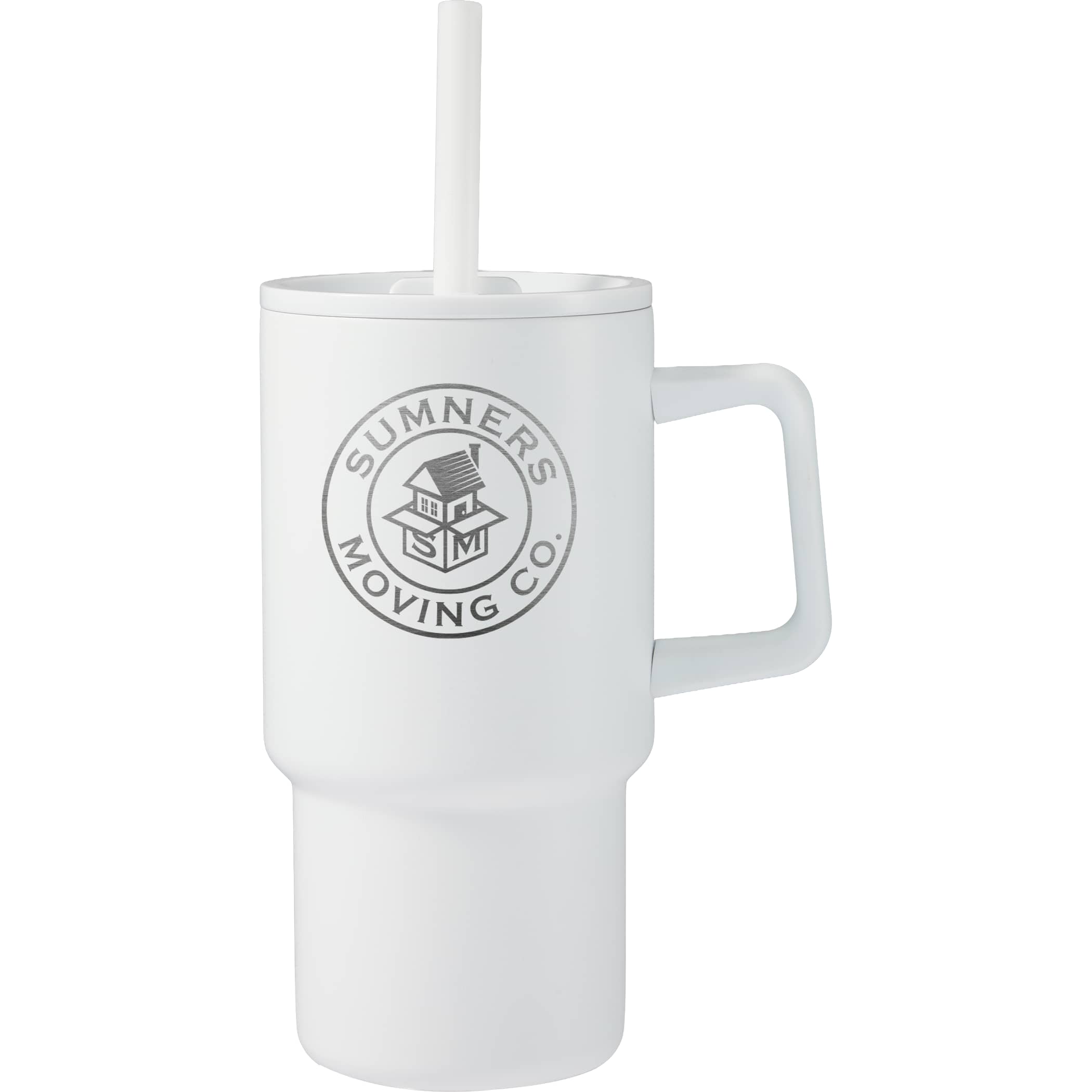Picture of Summit 18oz Recycled Vacuum Insulated Mug w/ Straw