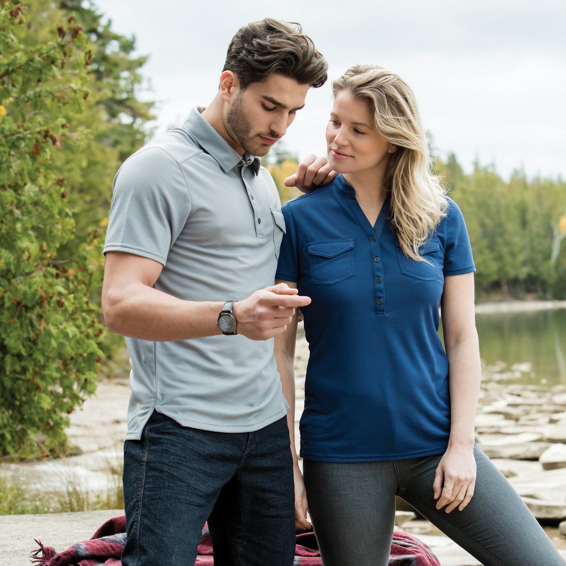 Picture of Men's LUNENBURG Roots73 Short Sleeve Polo
