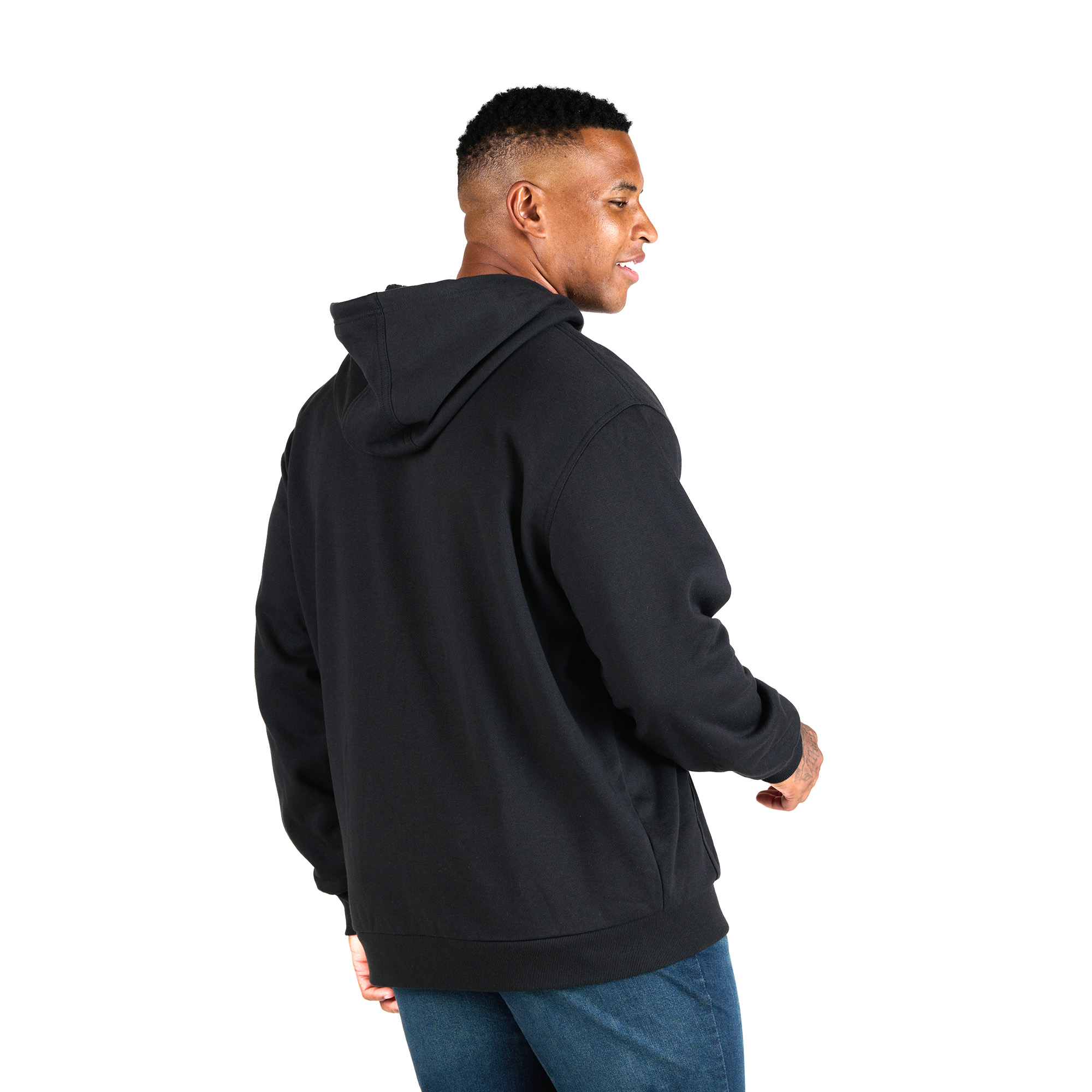 Picture of Berne Heritage Grid Fleece-Lined Zip Sweatshirt - Men's