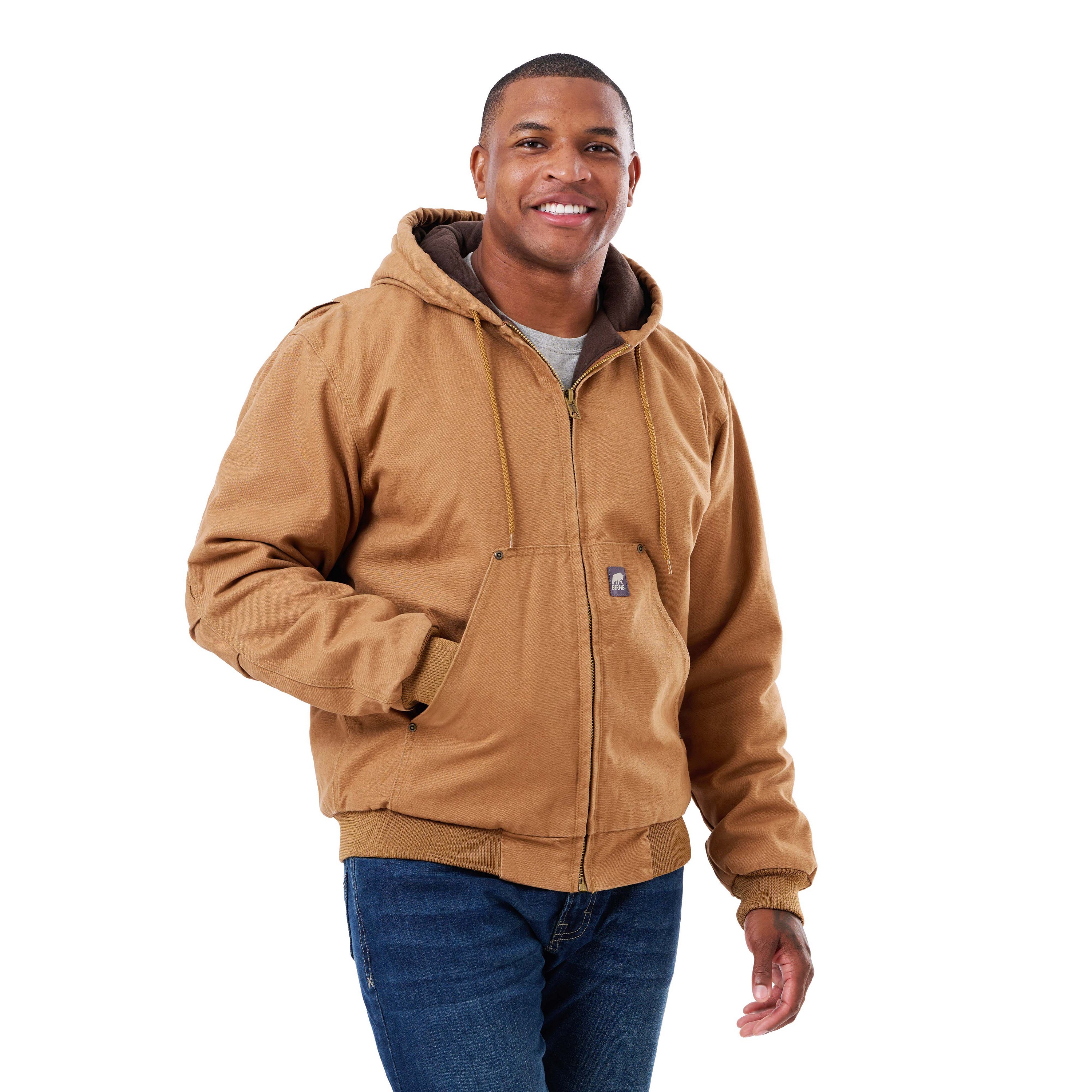 Picture of Berne Heartland Washed Duck Hooded Work Jacket