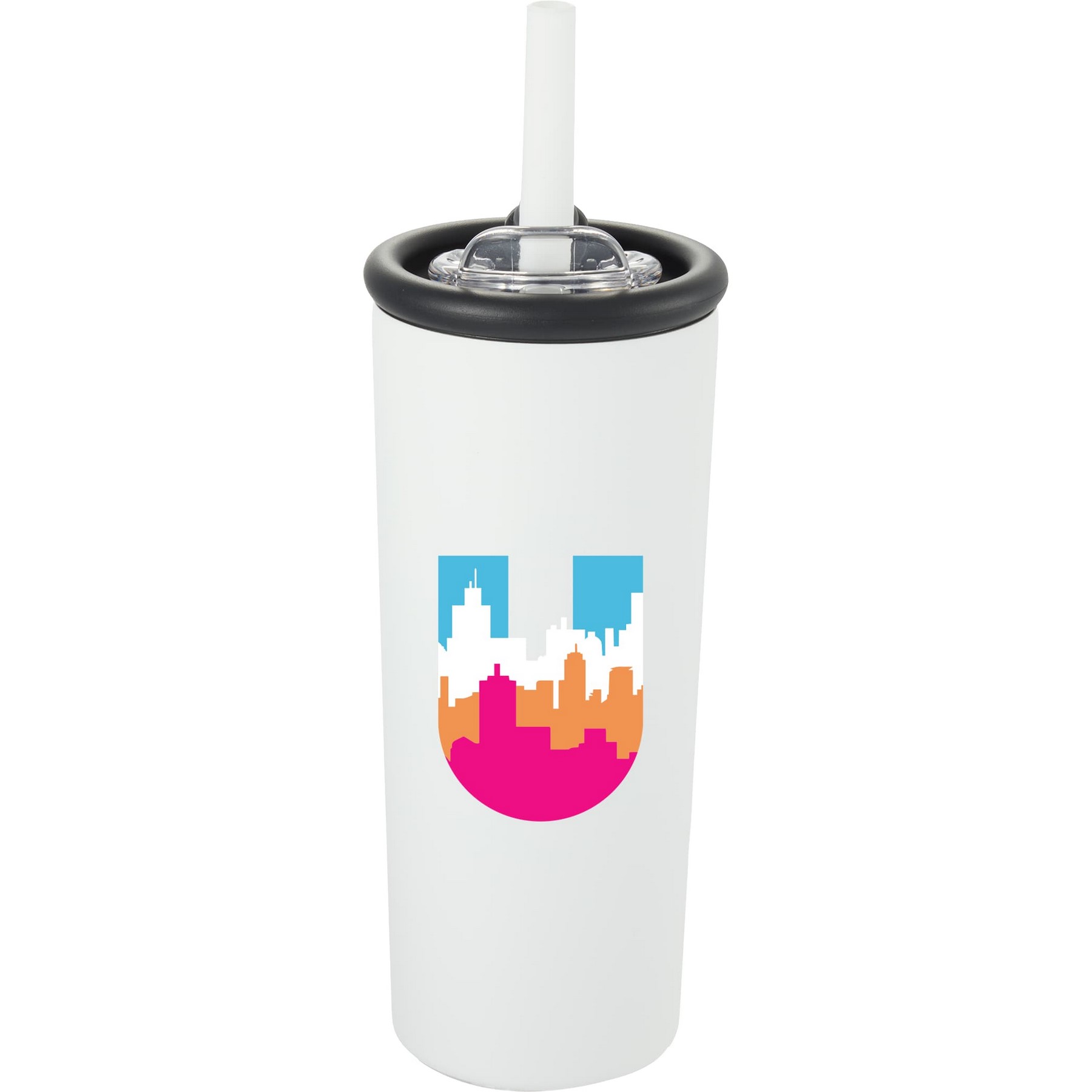 Picture of Kyser Recycled Vacuum Tumbler w/ Straw 20oz