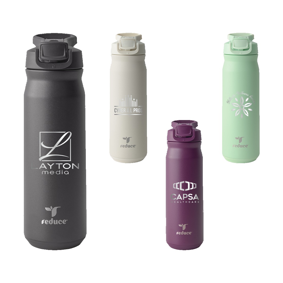 Picture of Reduce® 24. oz Hydrate Pro Bottle, Laser - Premium