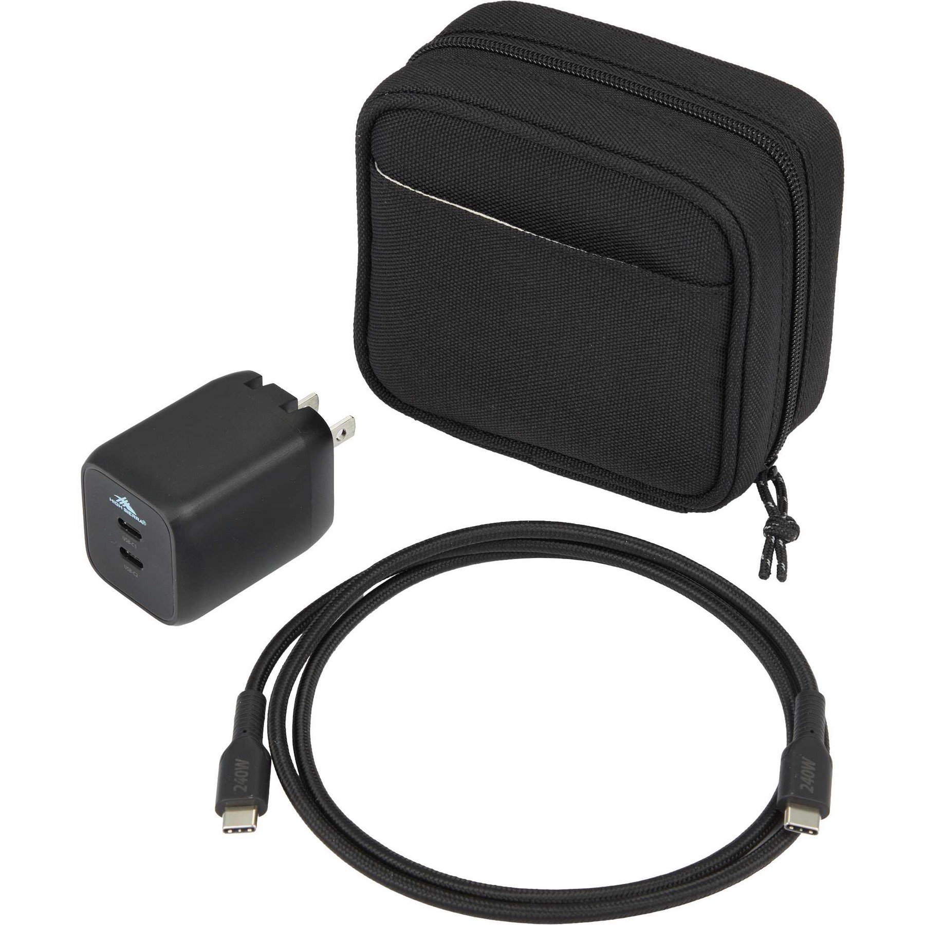 Picture of High Sierra 65W USB Wall Charger and Cable Kit