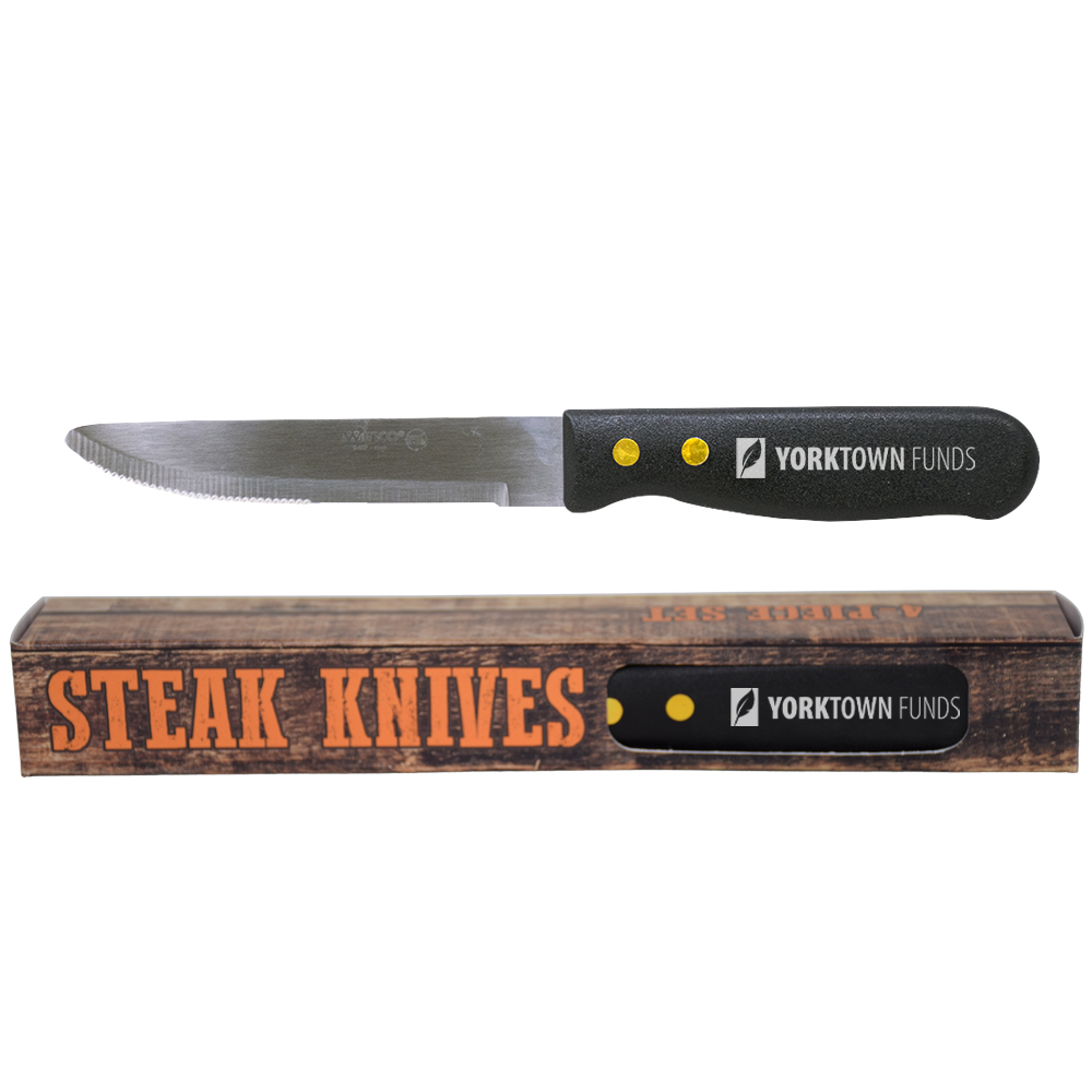 Picture of Black Jumbo Steak Knife Set