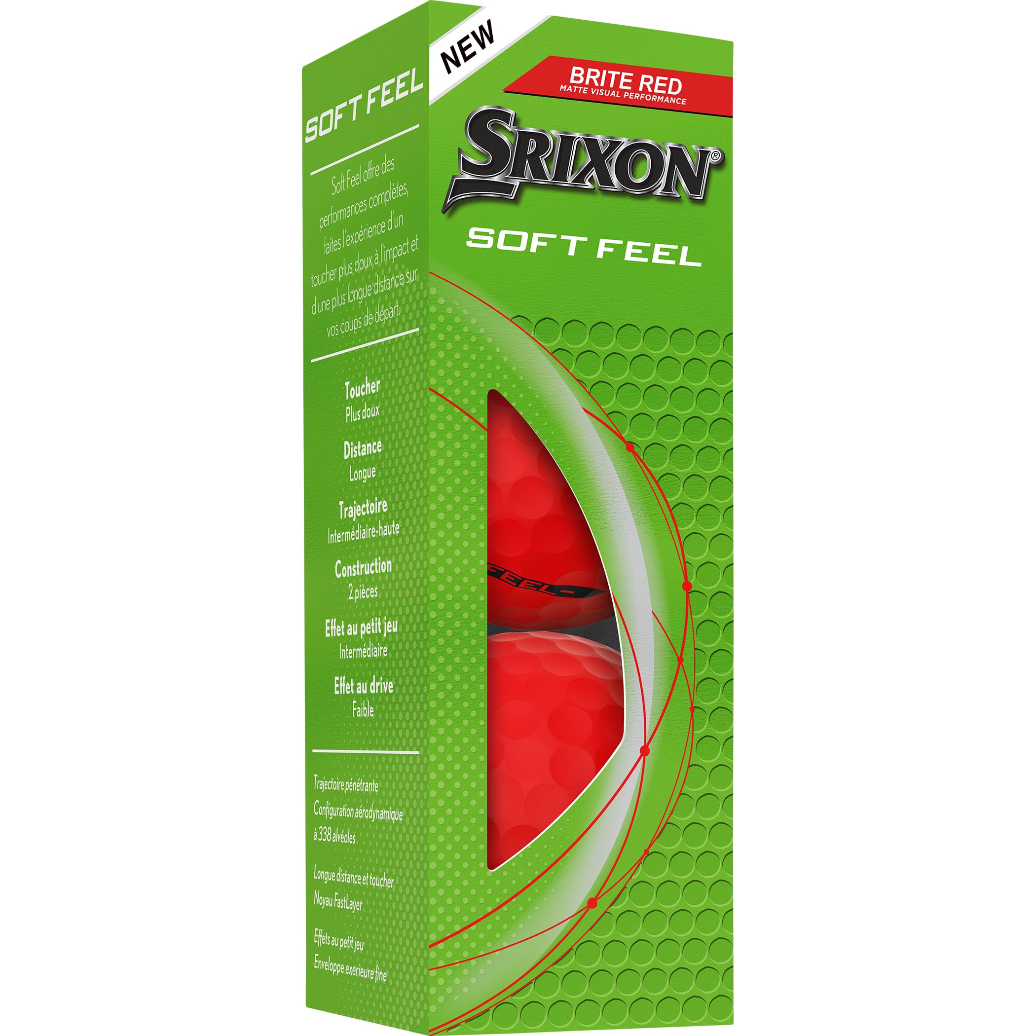 Picture of Srixon Soft Feel BRITE Golf Balls - 3 Pack
