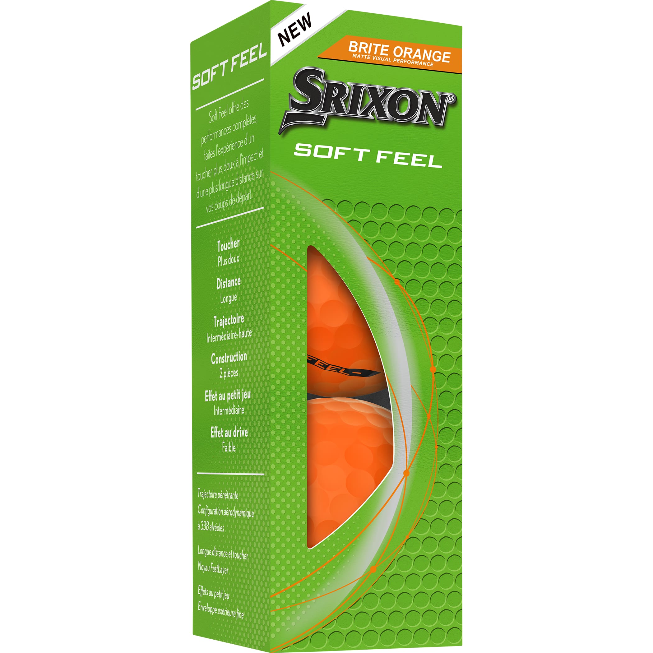 Picture of Srixon Soft Feel BRITE Golf Balls - 3 Pack