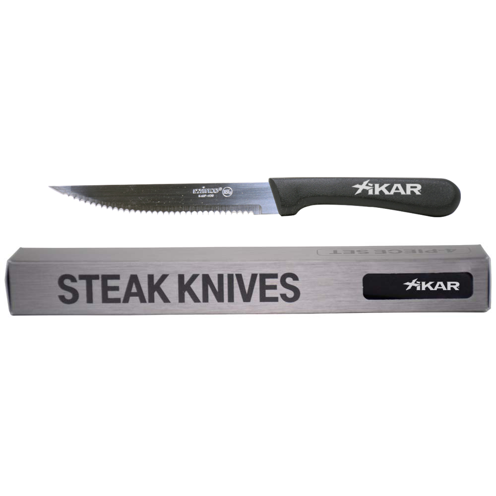 Picture of Black Handle Knife Set
