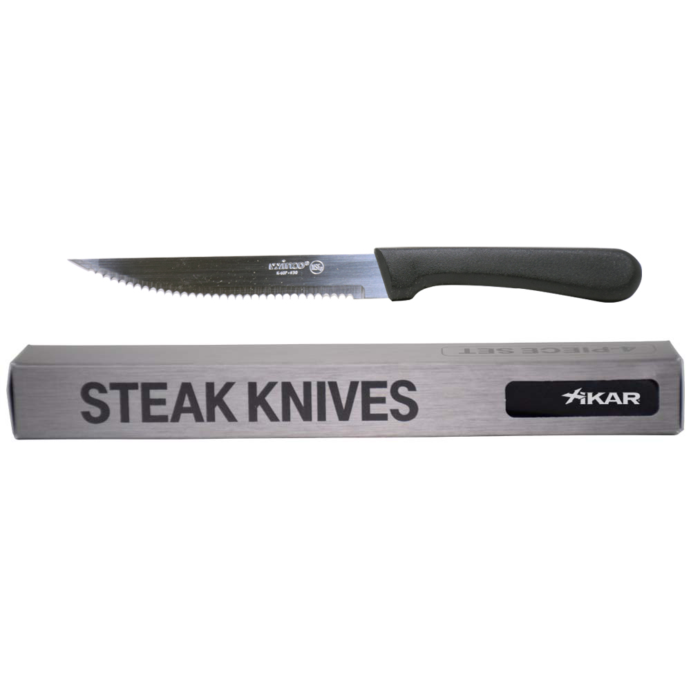 Picture of Black Handle Knife Set