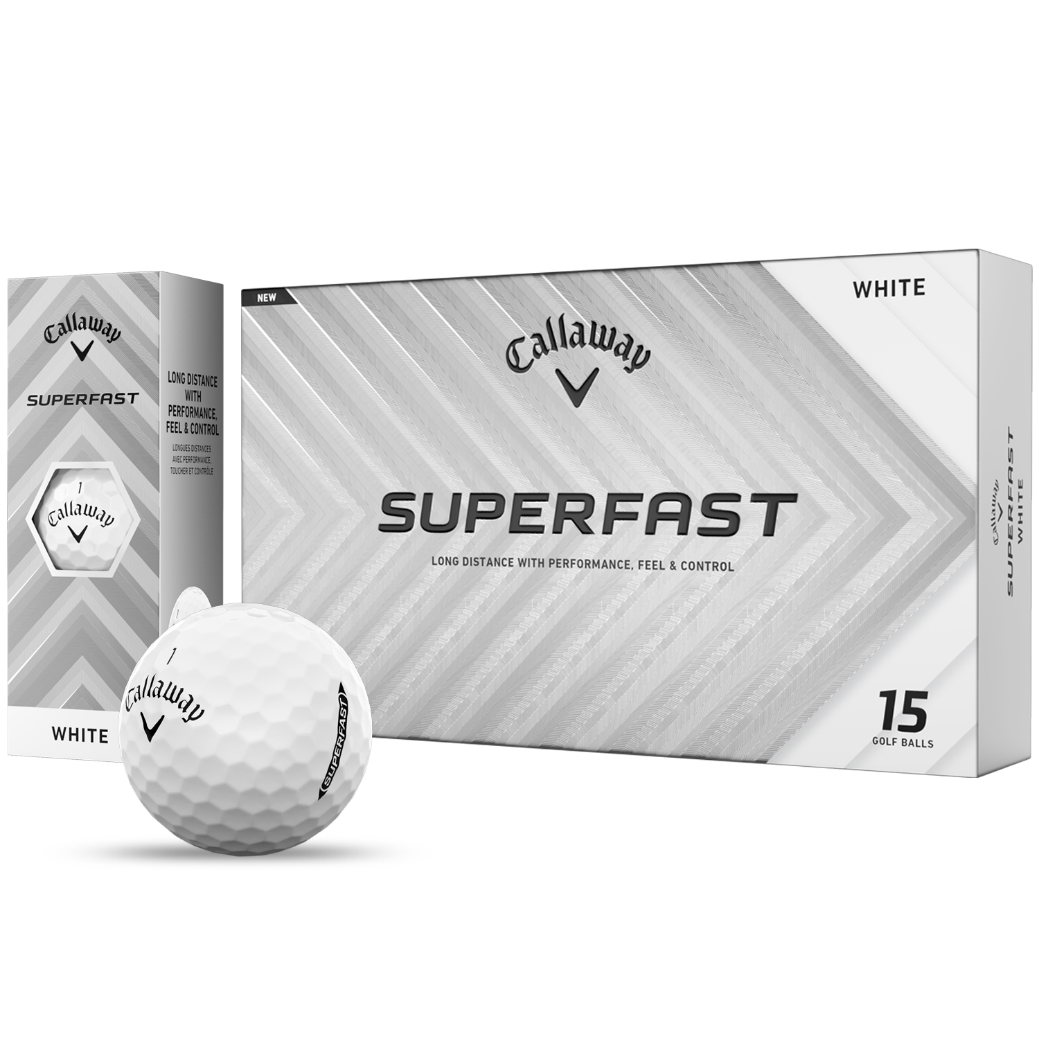 Picture of Callaway SuperFast Golf Balls 15-Ball Pack