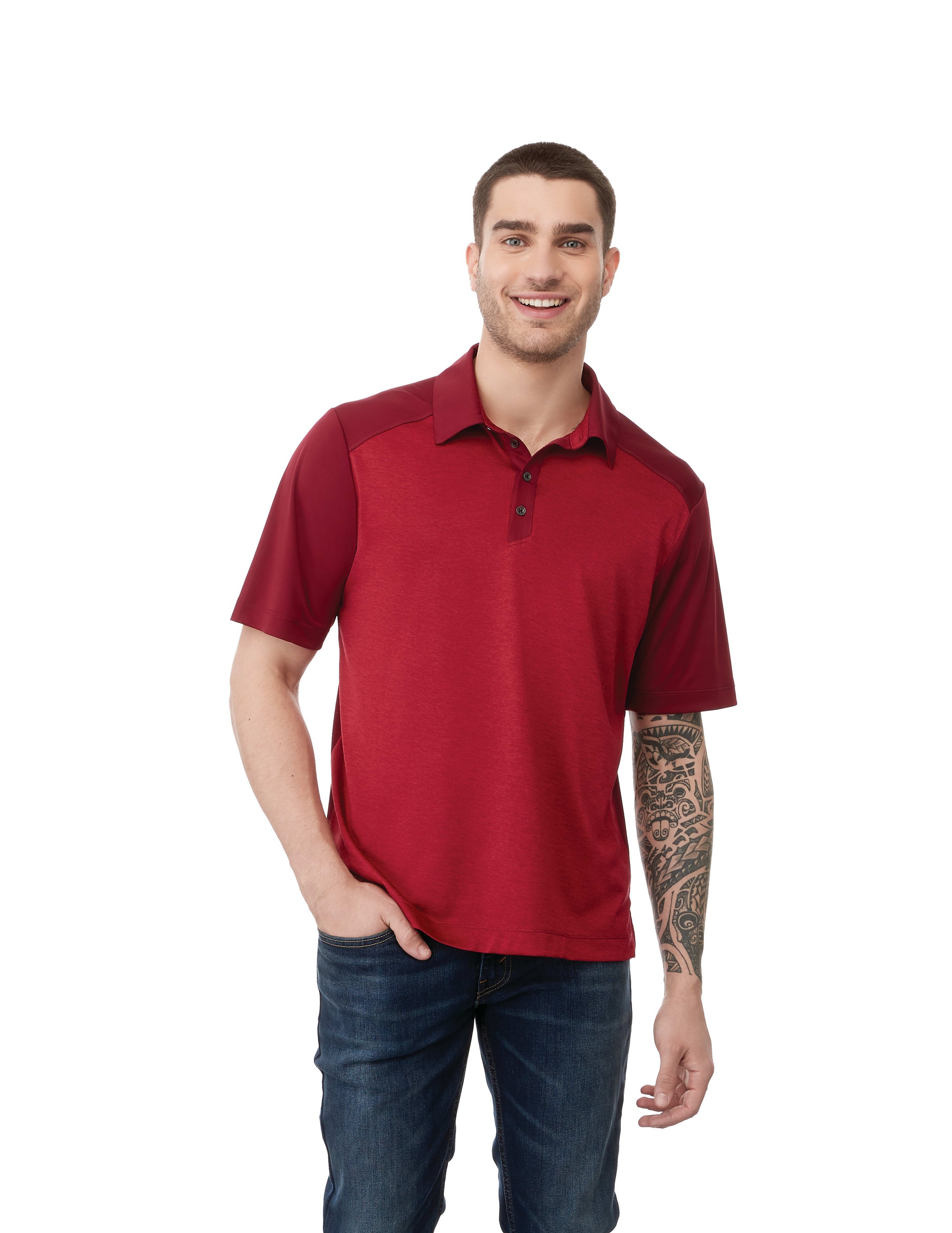Picture of Men's SAGANO Short Sleeve Polo