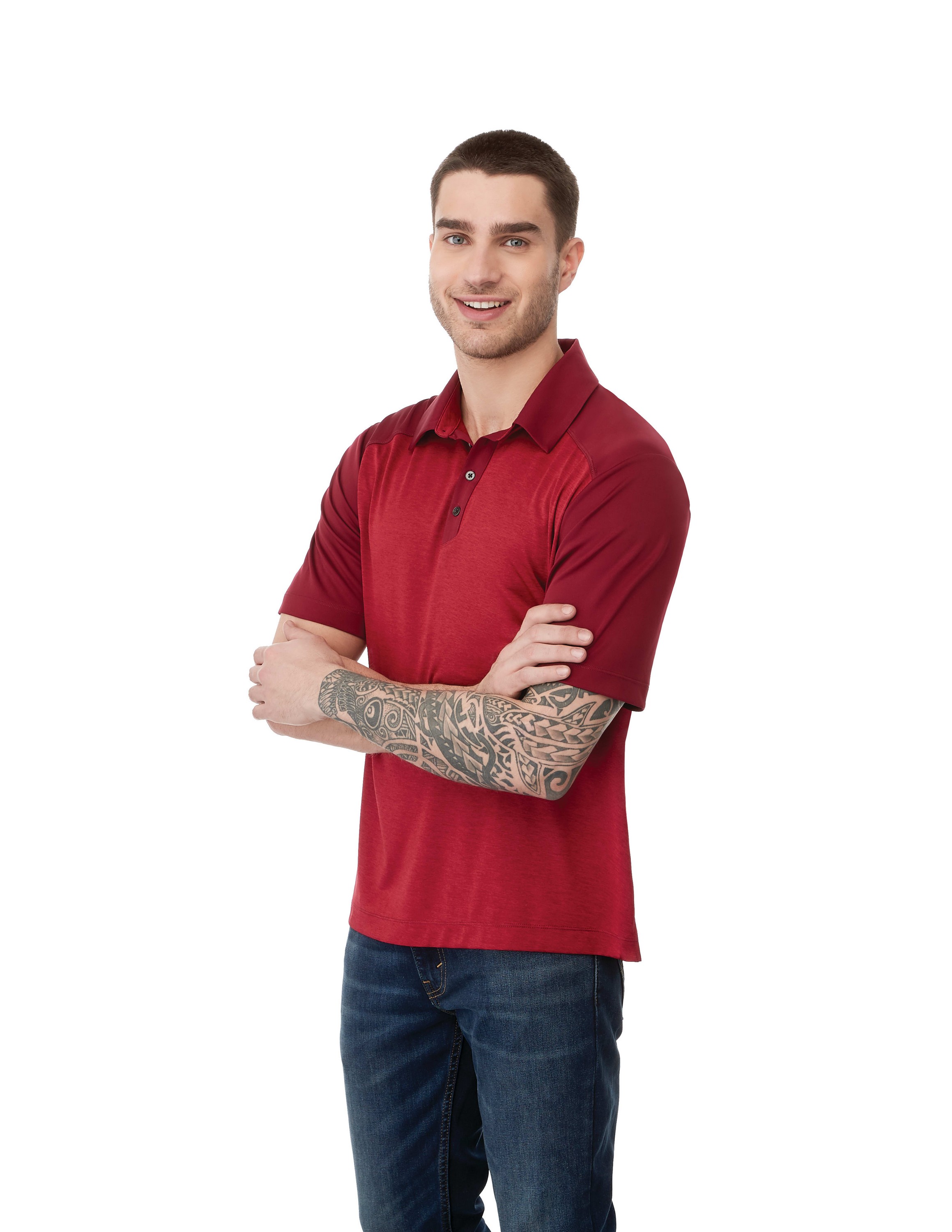 Picture of Men's SAGANO Short Sleeve Polo
