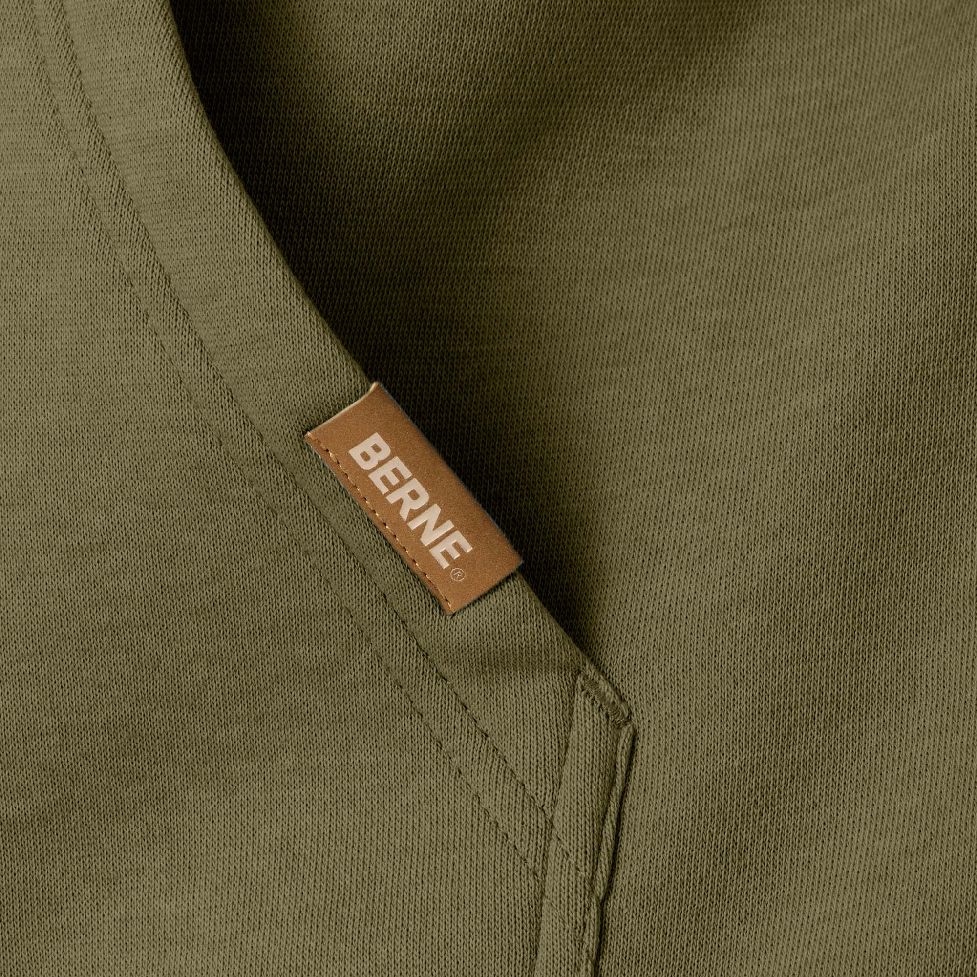 Picture of Berne Heritage Zippered Pocket Hooded Sweatshirt - Men's