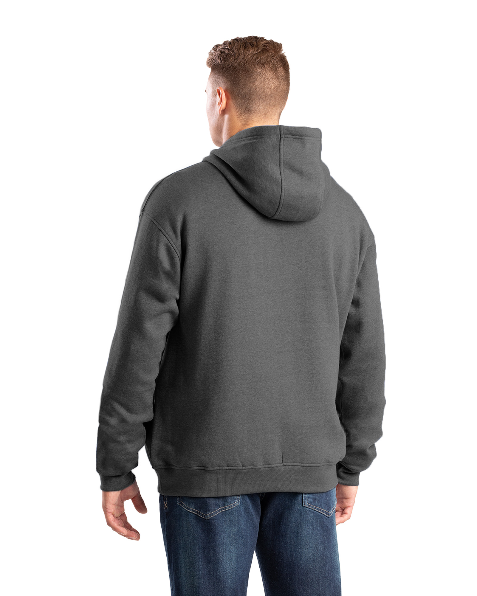 Picture of Berne Heritage Zippered Pocket Hooded Sweatshirt - Men's