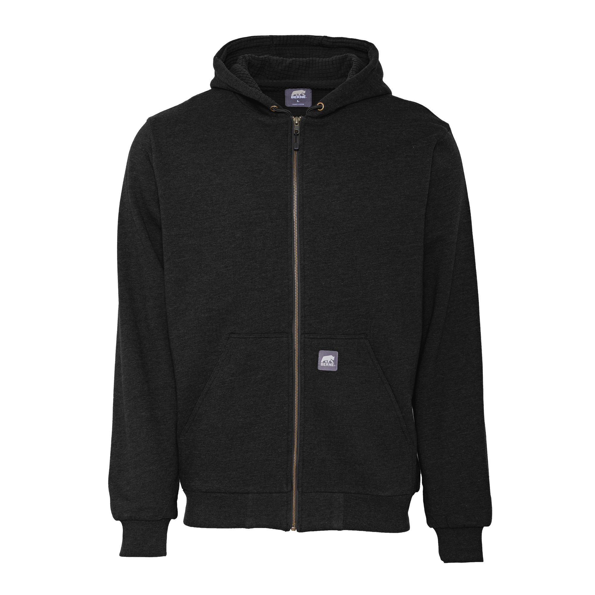 Picture of Berne Heritage Grid Fleece-Lined Zip Sweatshirt - Men's
