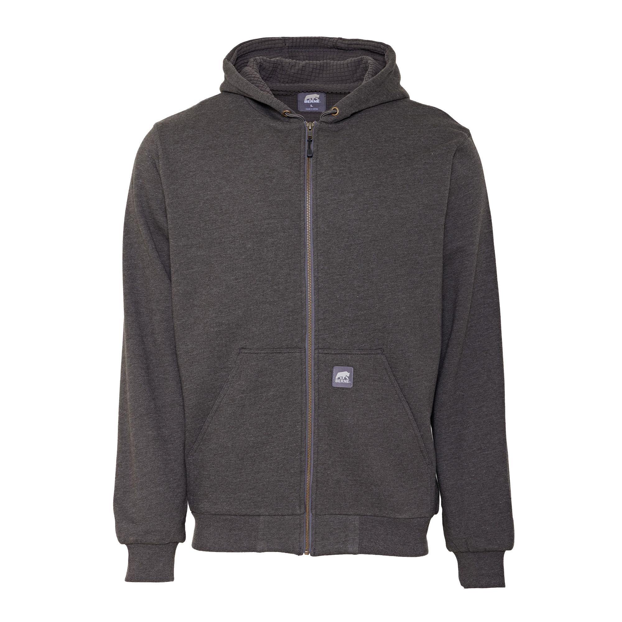Picture of Berne Heritage Grid Fleece-Lined Zip Sweatshirt - Men's