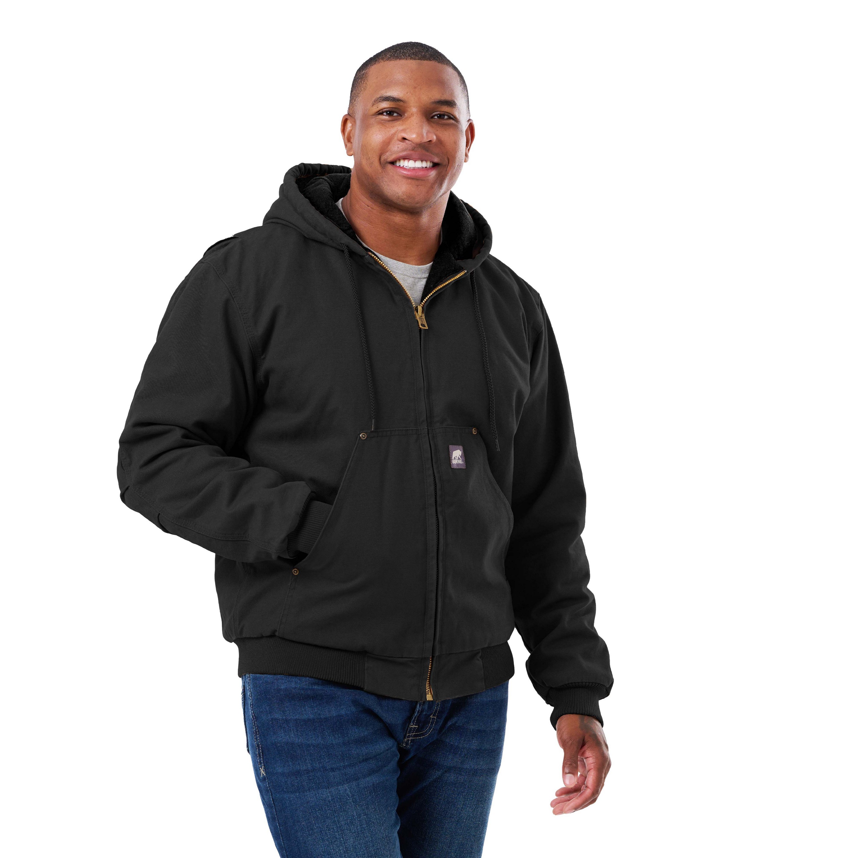 Picture of Berne Heartland Washed Duck Hooded Work Jacket