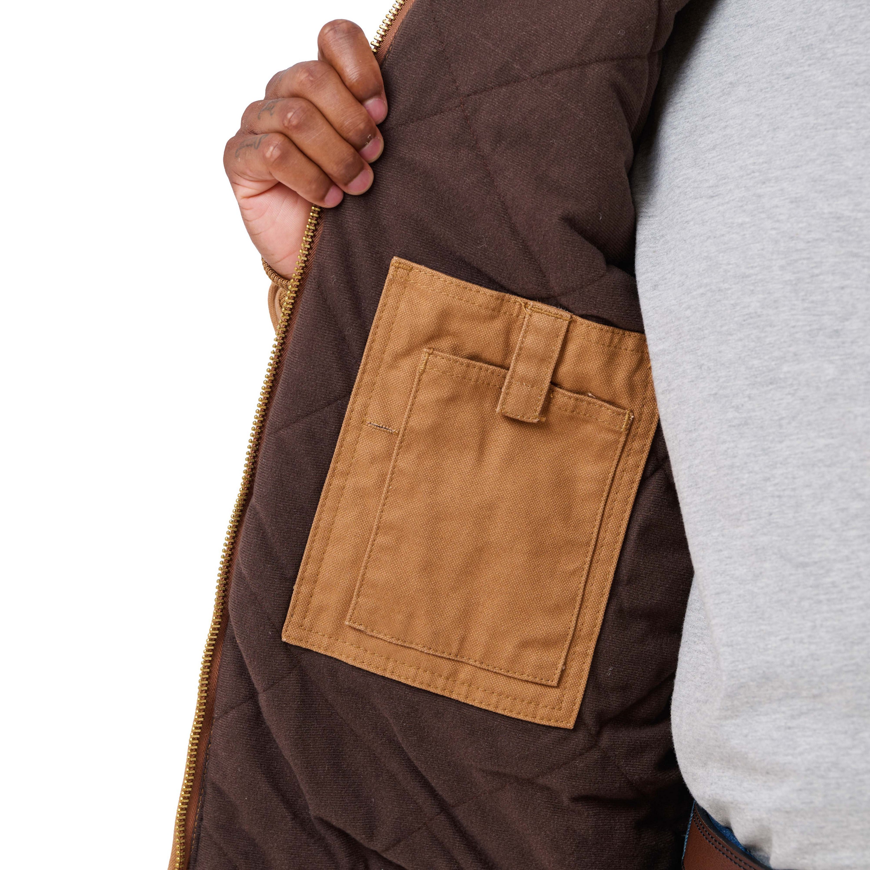 Picture of Berne Heartland Washed Duck Hooded Work Jacket