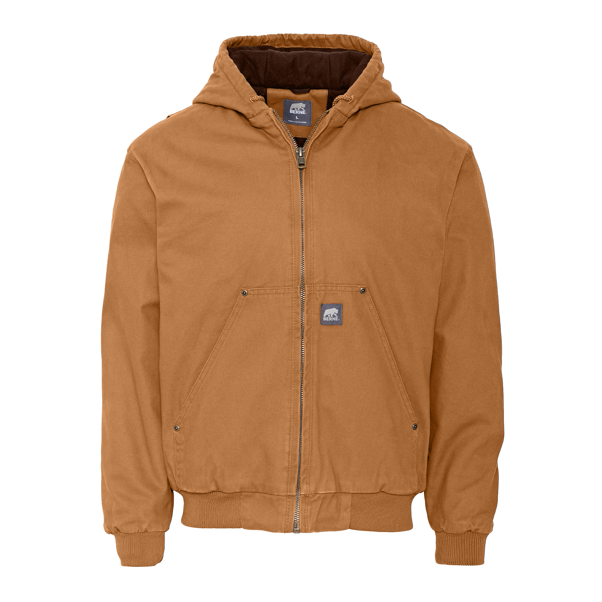 Picture of Berne Heartland Washed Duck Hooded Work Jacket