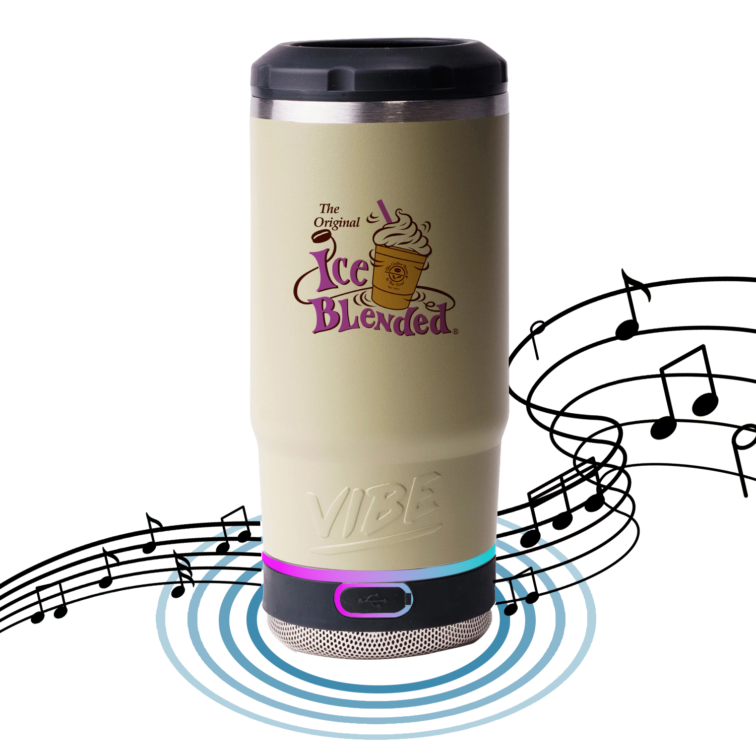 Picture of Vibe Speaker Insulated Universal Full Color Can Cooler