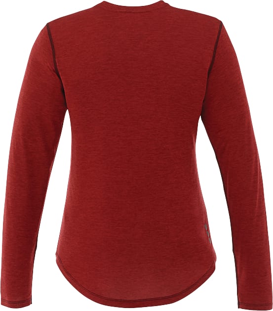 Picture of Women's QUADRA Long Sleeve Performance Quarter Zip Tee Shirt with Thumb Holes