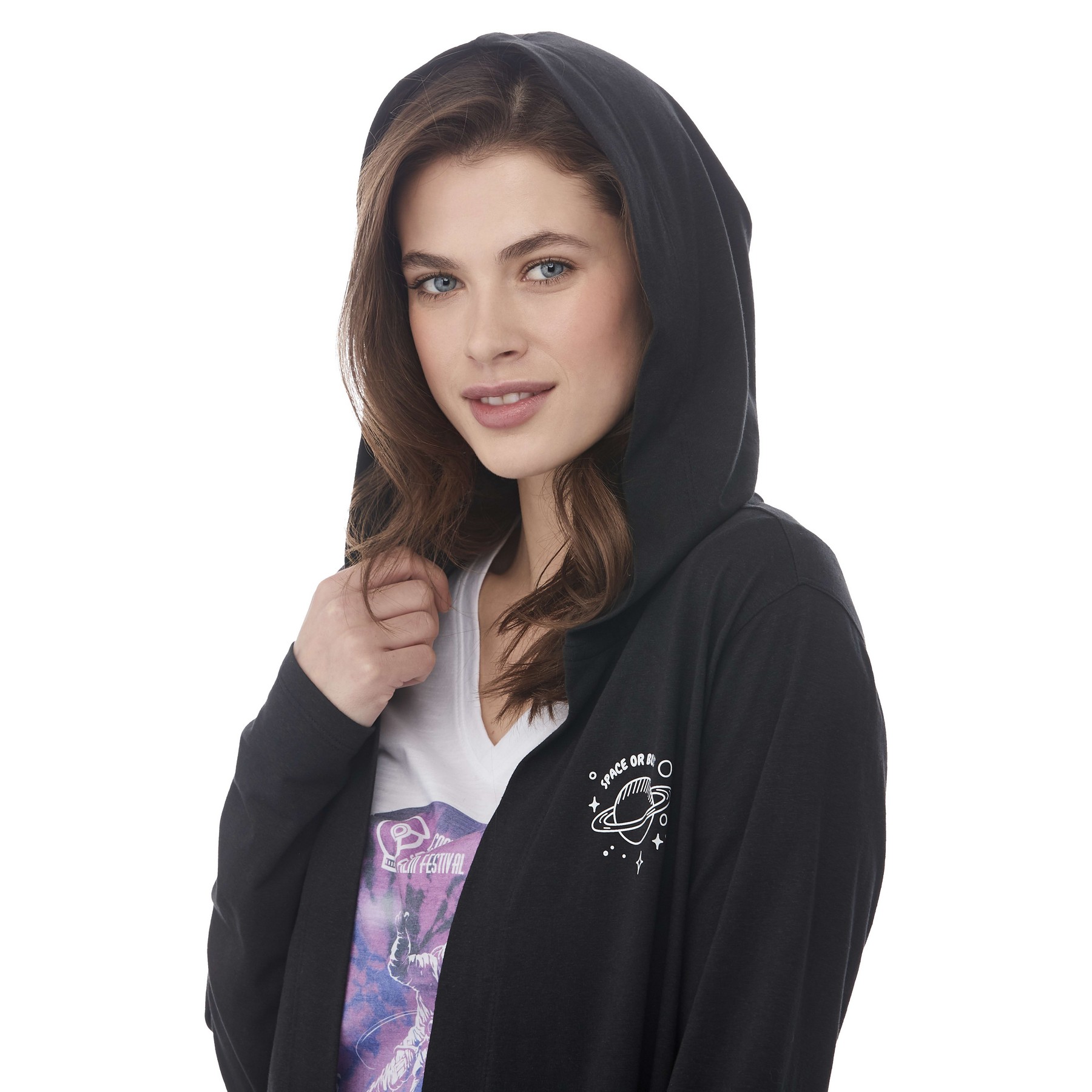 Picture of Womens ASHLAND Knit Hooded Cardi