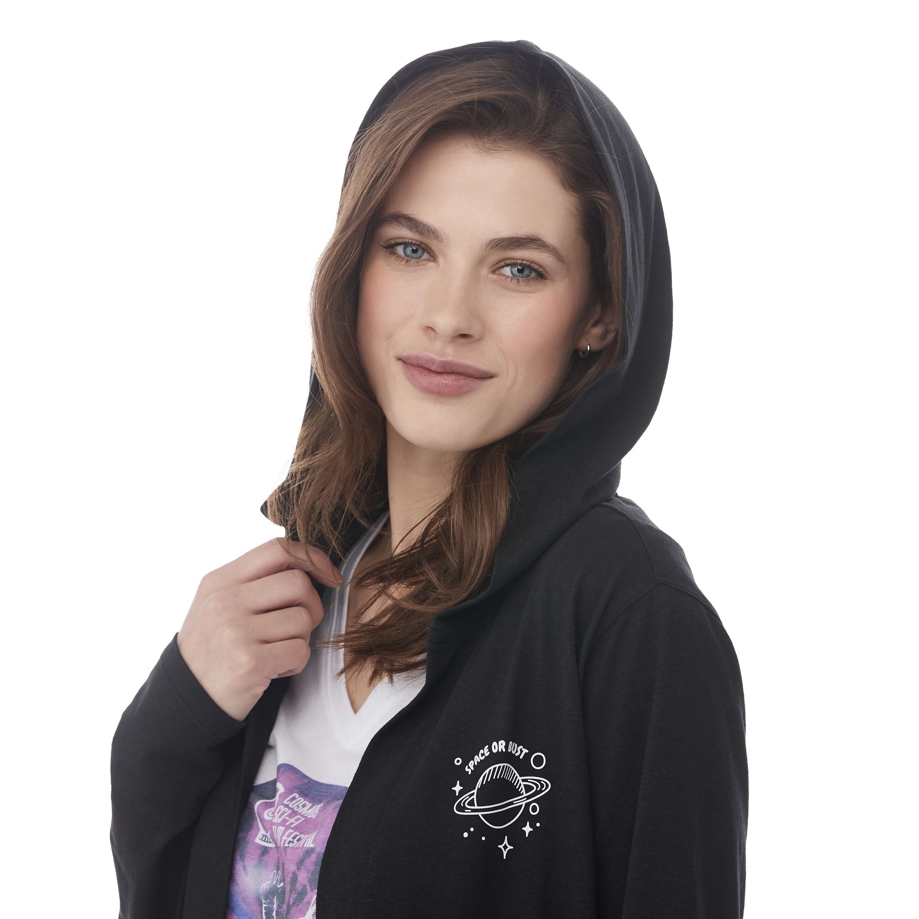 Picture of Womens ASHLAND Knit Hooded Cardi