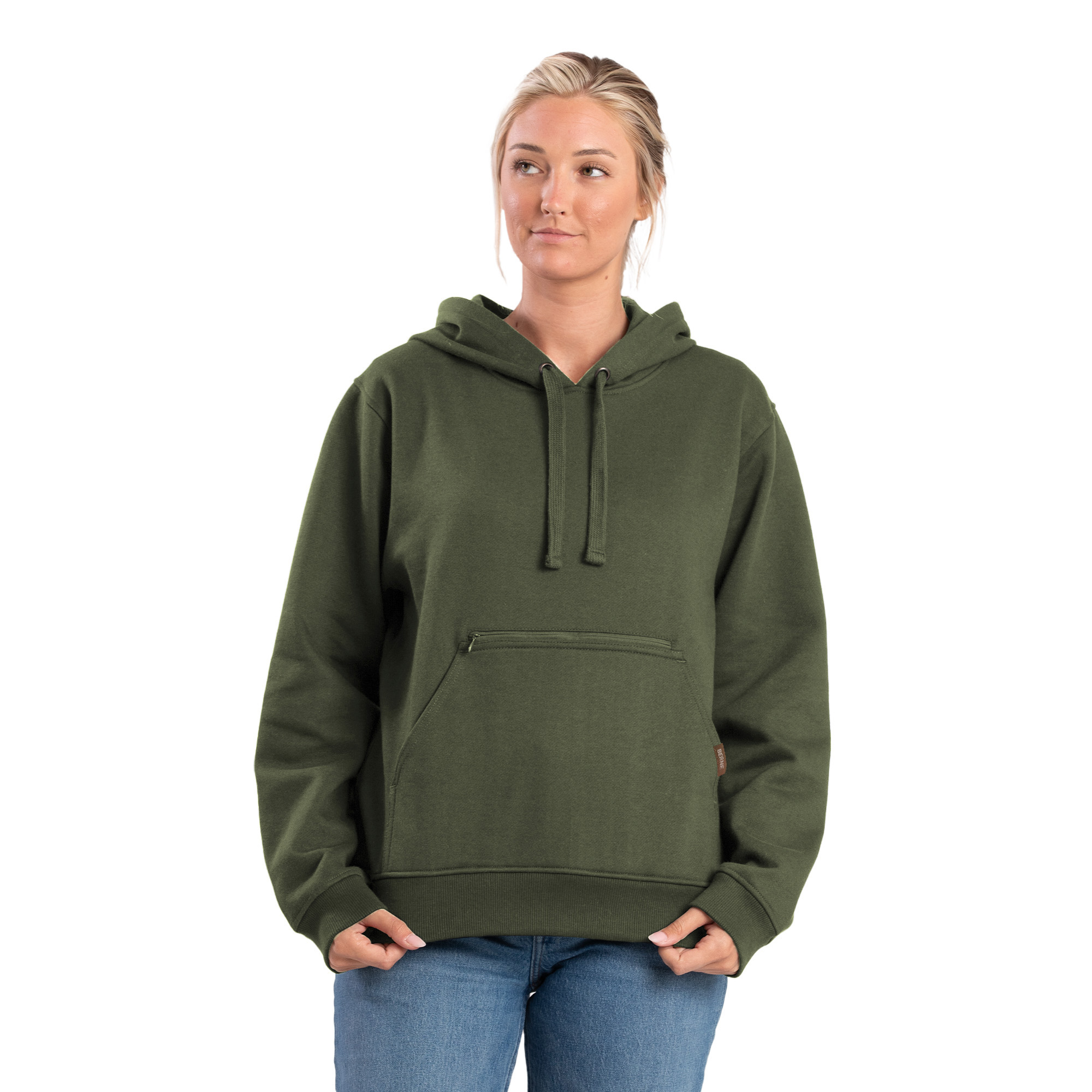 Picture of Berne Heritage Zippered Hooded Pullover Sweatshirt - Women's