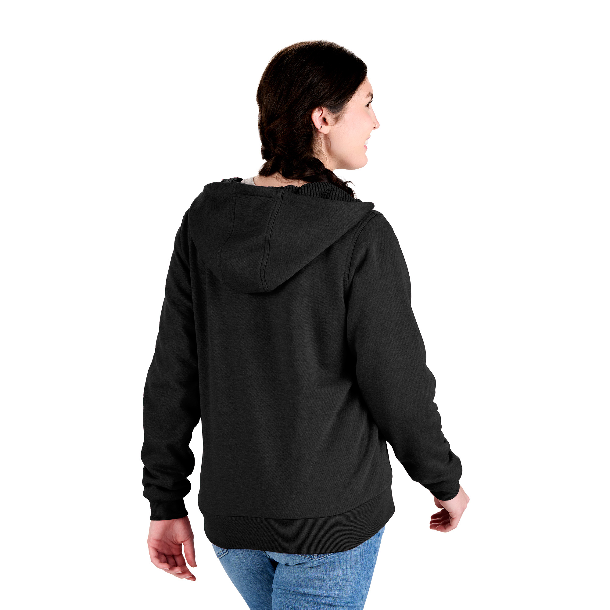 Picture of Berne Heritage Grid Fleece-Lined Zip Sweatshirt - Women's