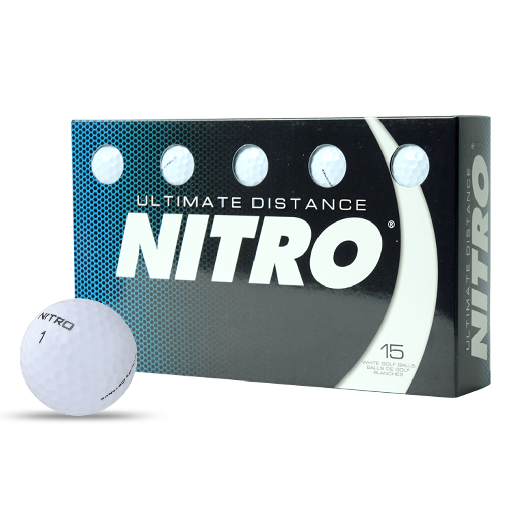 Picture of Nitro Ultimate Distance Golf Balls - 15 Ball Pack