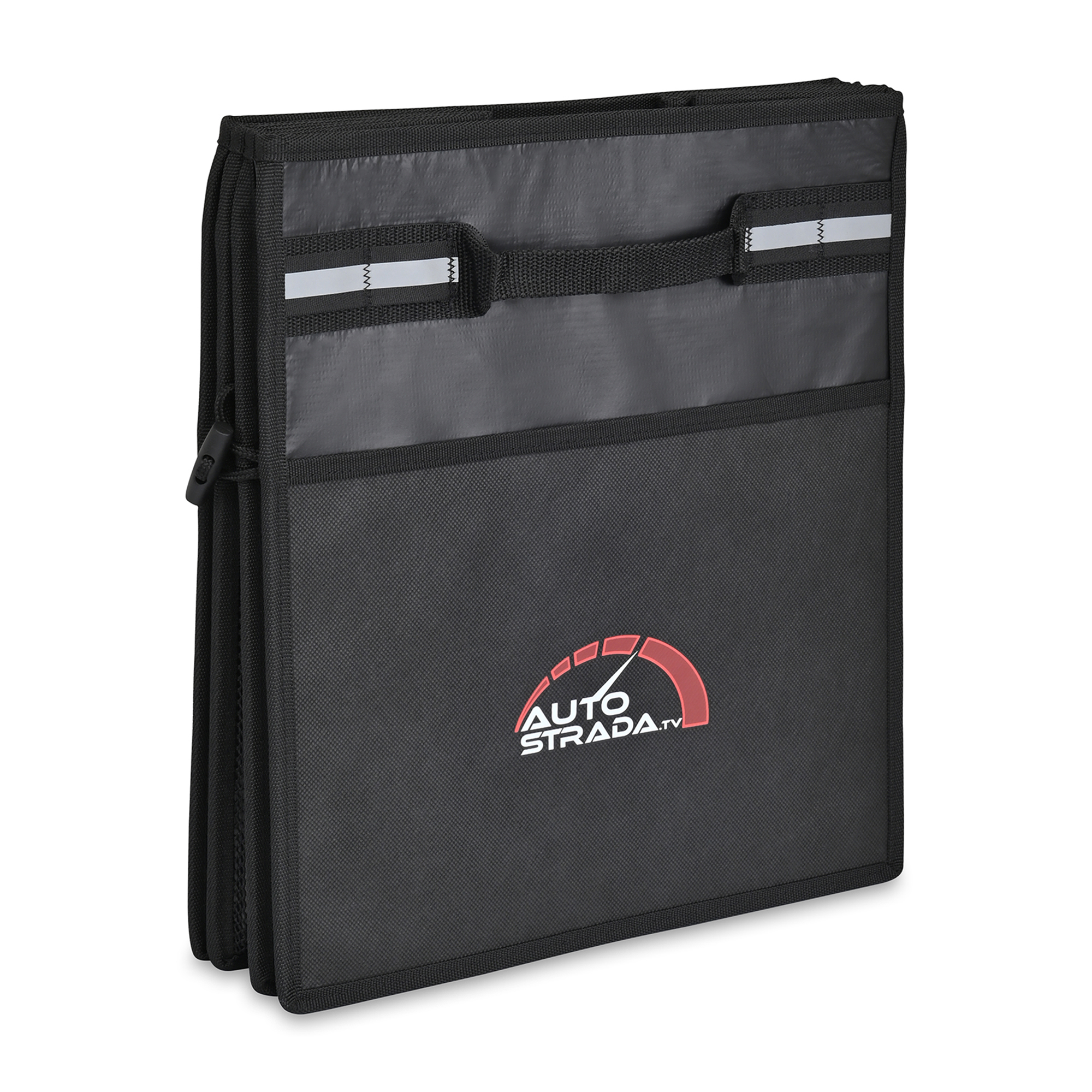 Picture of Structure Laminated Recycled Non-Woven Cargo Box with Cooler - Black