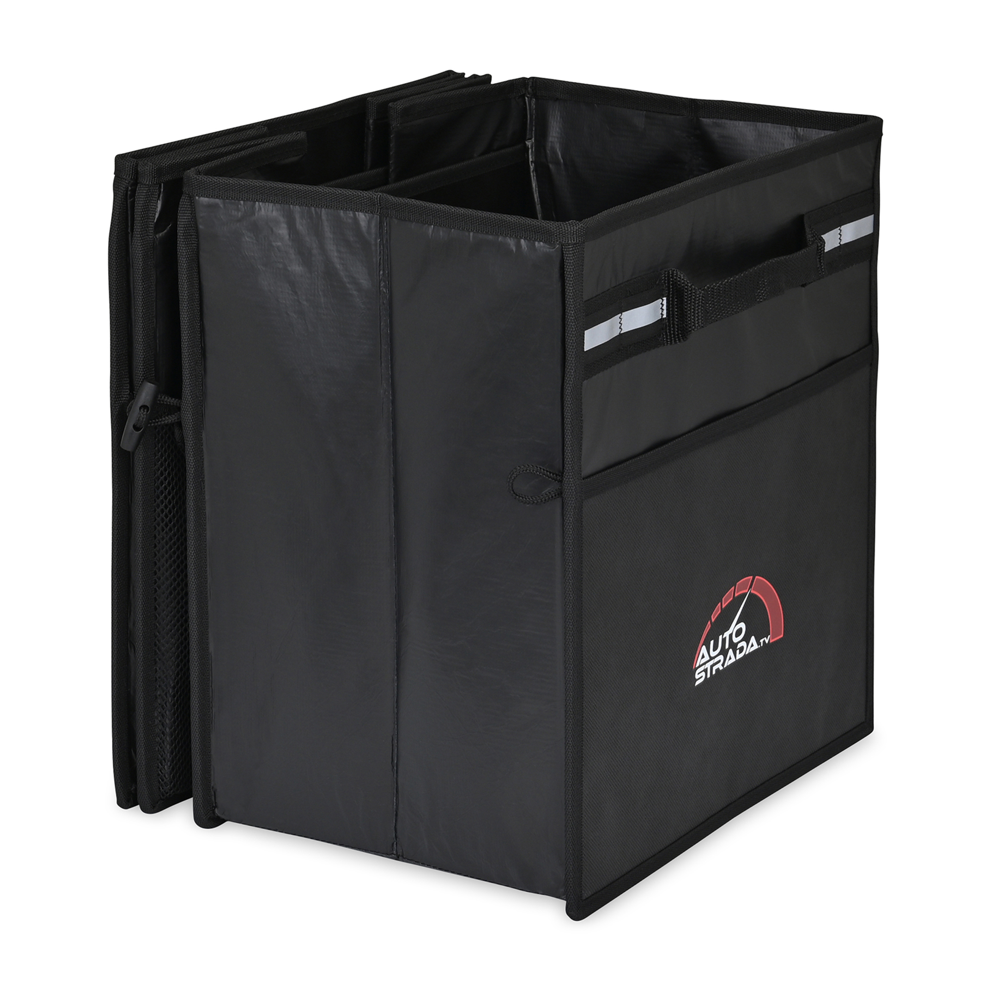 Picture of Structure Laminated Recycled Non-Woven Cargo Box with Cooler - Black