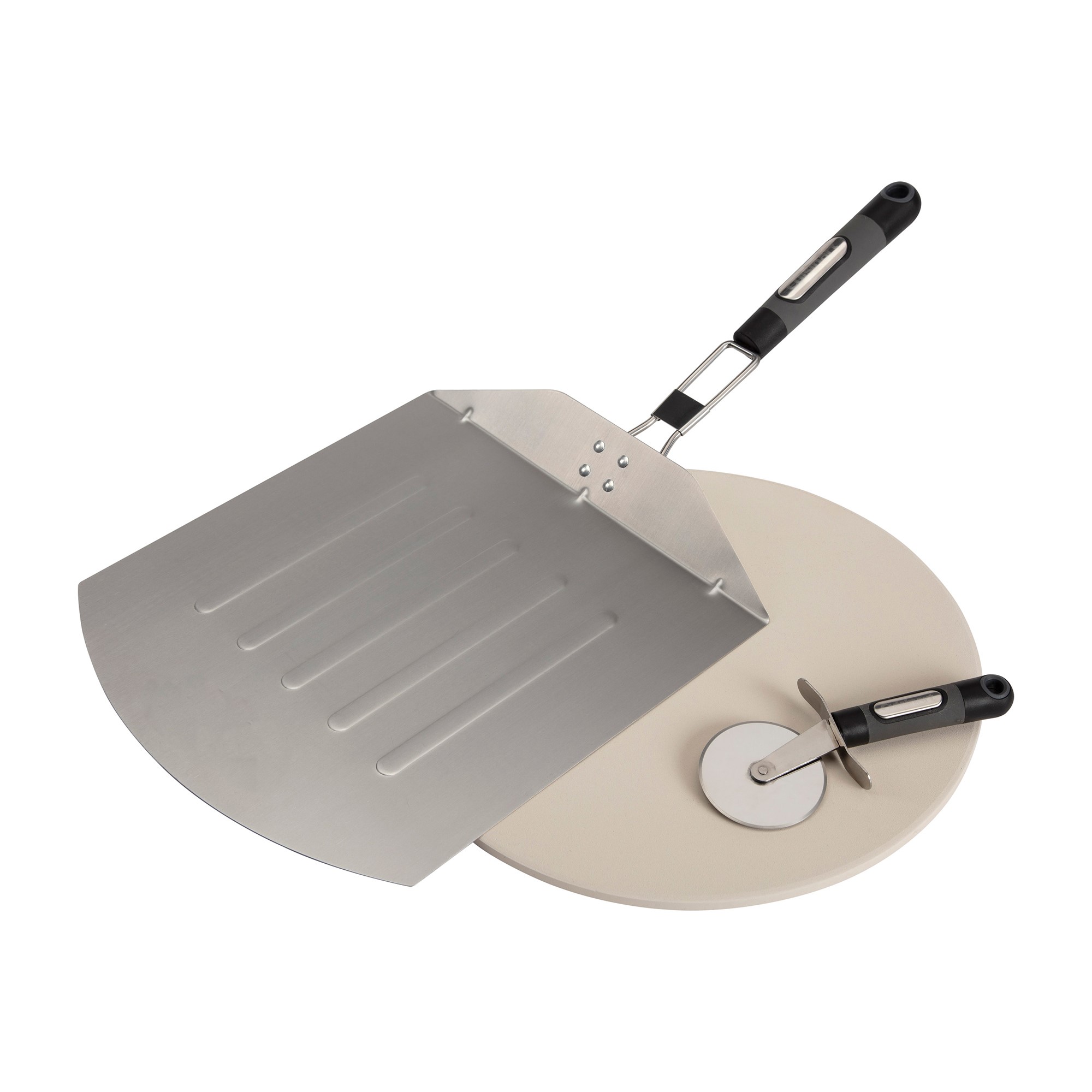 Picture of Cuisinart Outdoors 3 Piece Pizza Grill Set - Stainless Steel