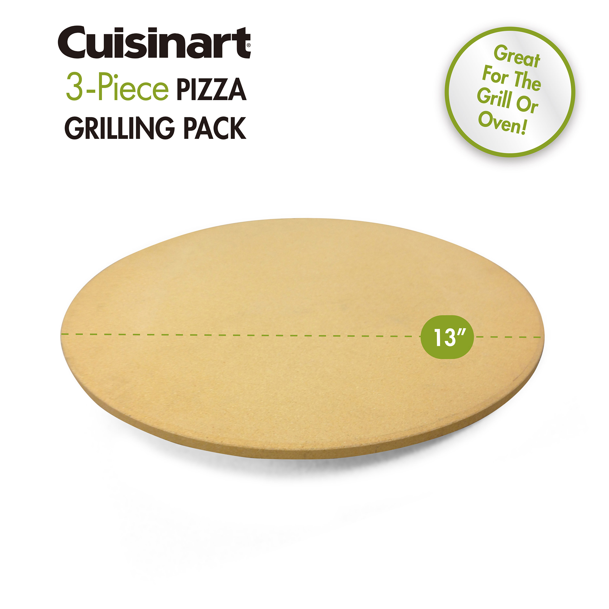 Picture of Cuisinart Outdoors 3 Piece Pizza Grill Set - Stainless Steel