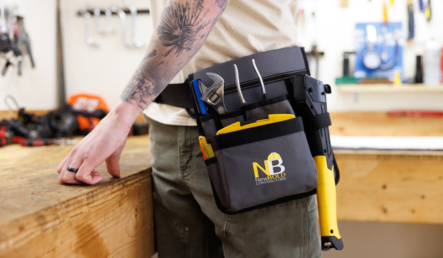 Picture of Heritage Supply Pro Recycled rPET Tool Belt Pouch - Dark Grey