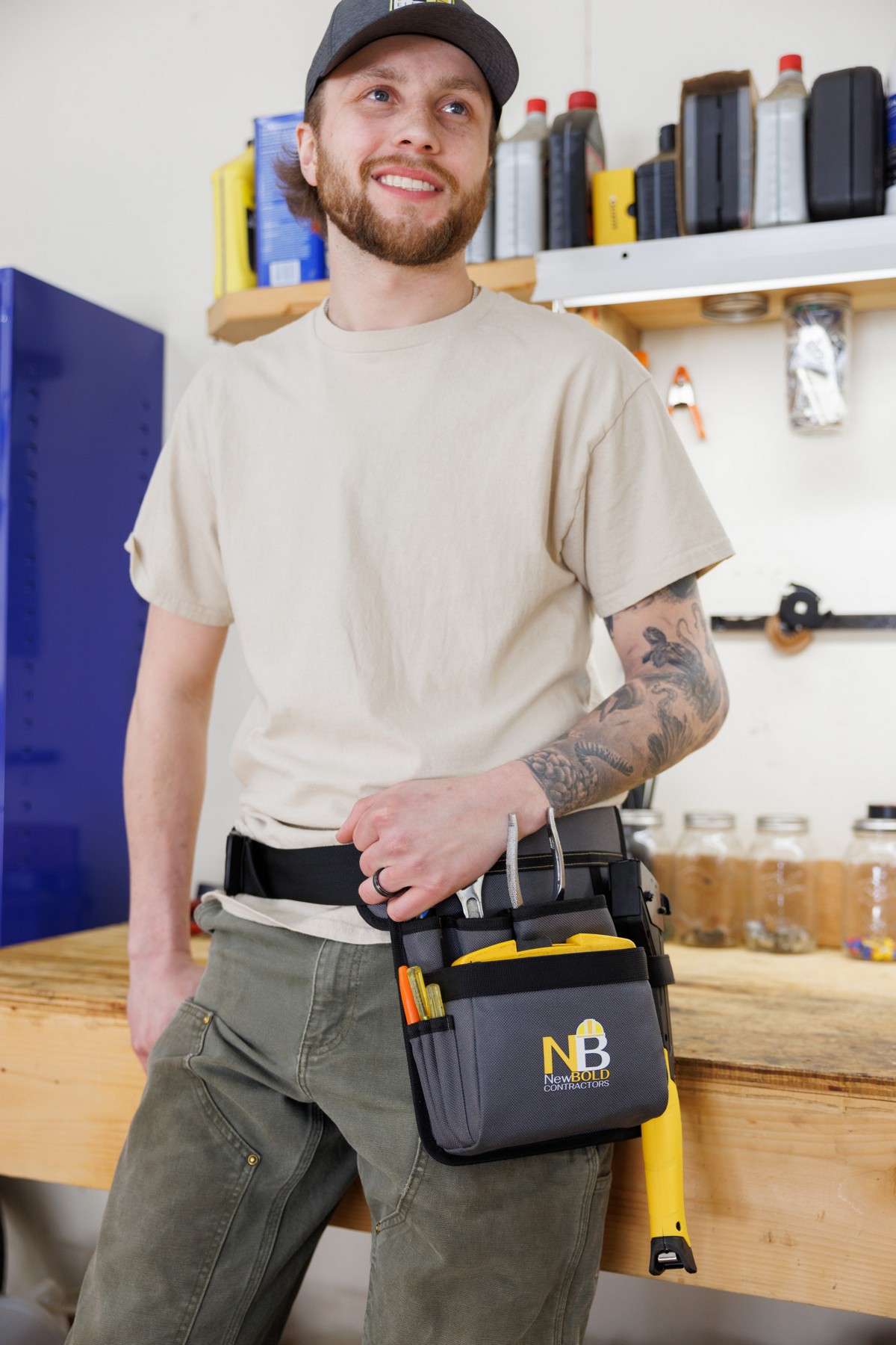 Picture of Heritage Supply Pro Recycled rPET Tool Belt Pouch - Dark Grey