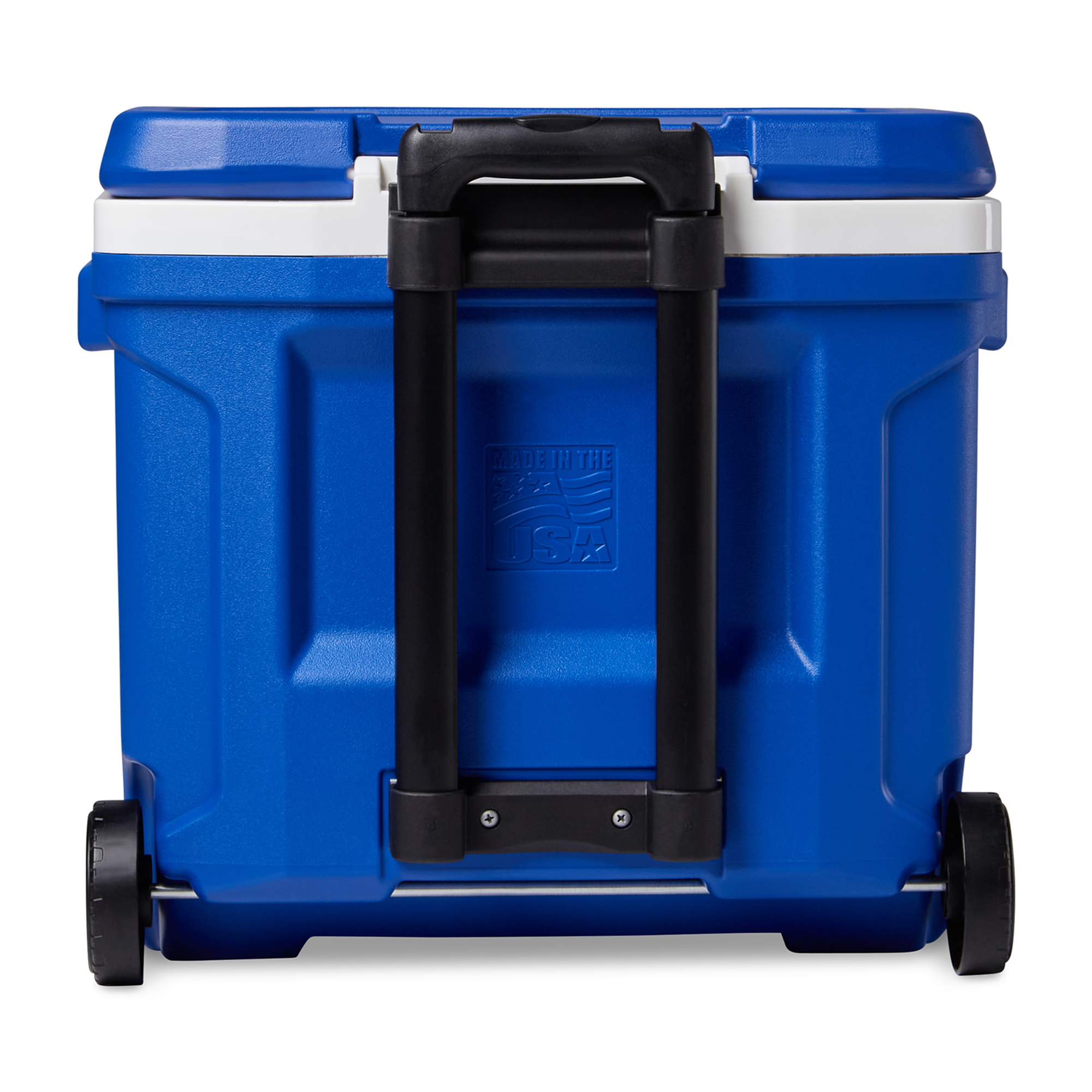 Picture of Igloo Profile II 28 Qt Roller Cooler - White-Majestic Blue