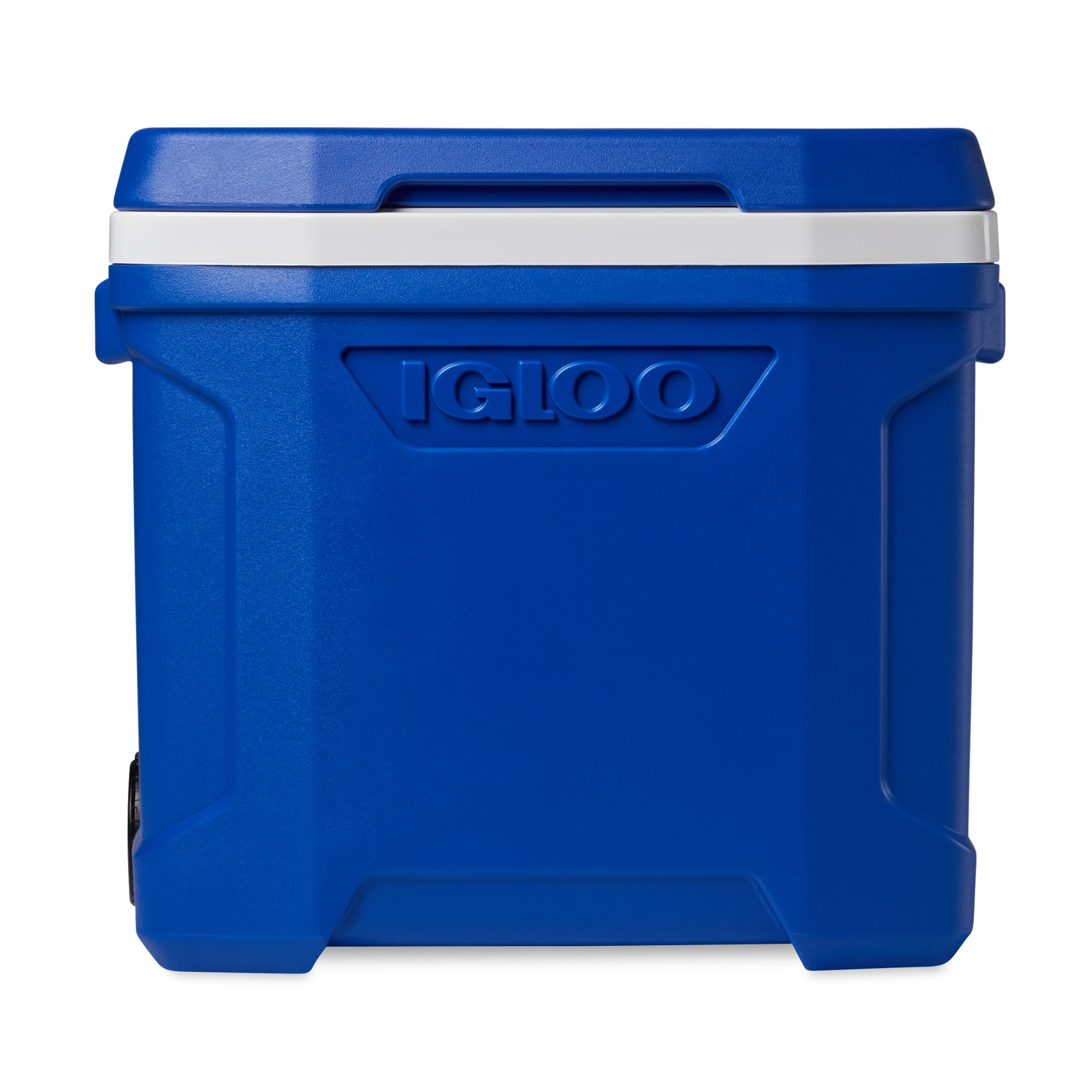 Picture of Igloo Profile II 28 Qt Roller Cooler - White-Majestic Blue