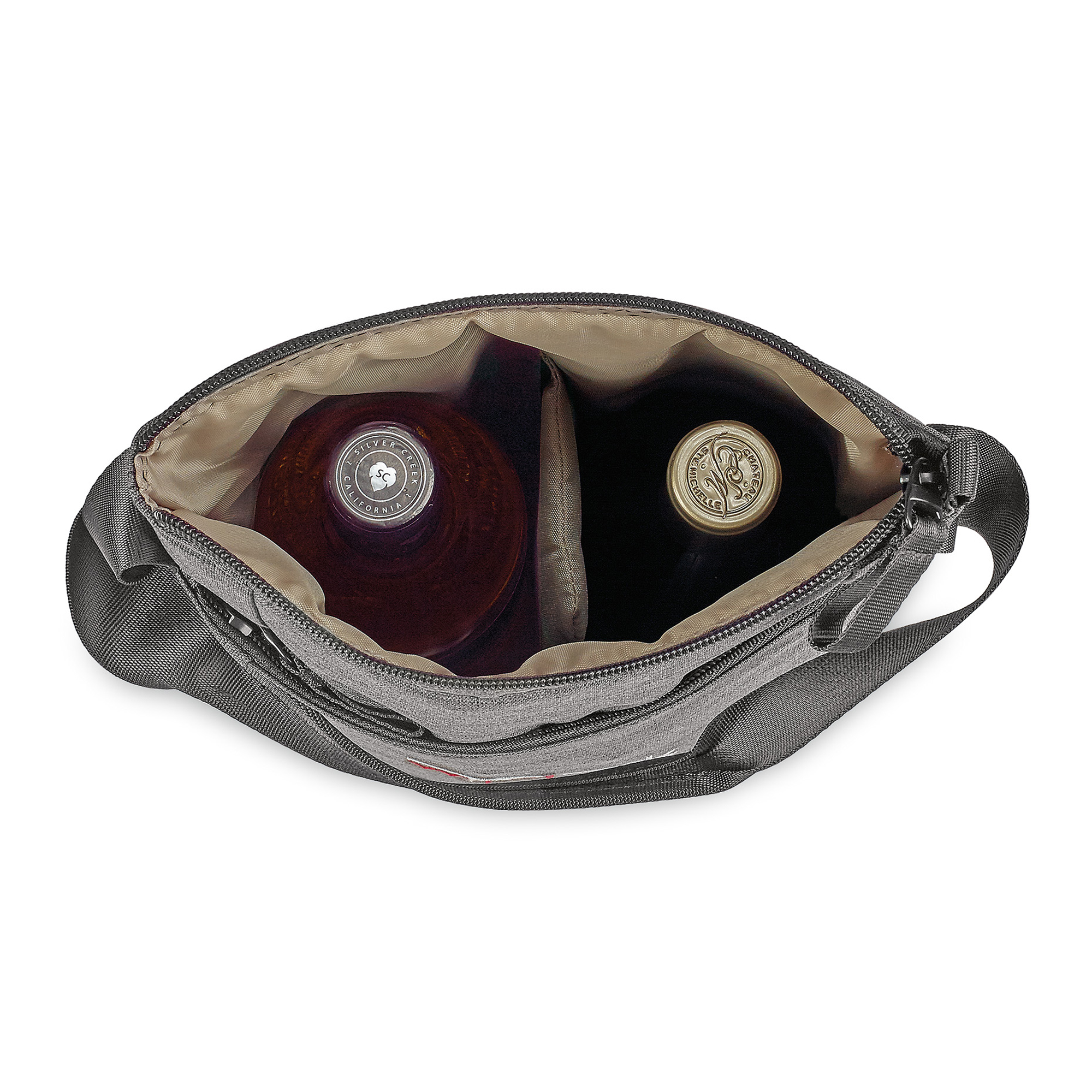 Picture of Heritage Supply Tanner Insulated Wine Kit - Charcoal Heather
