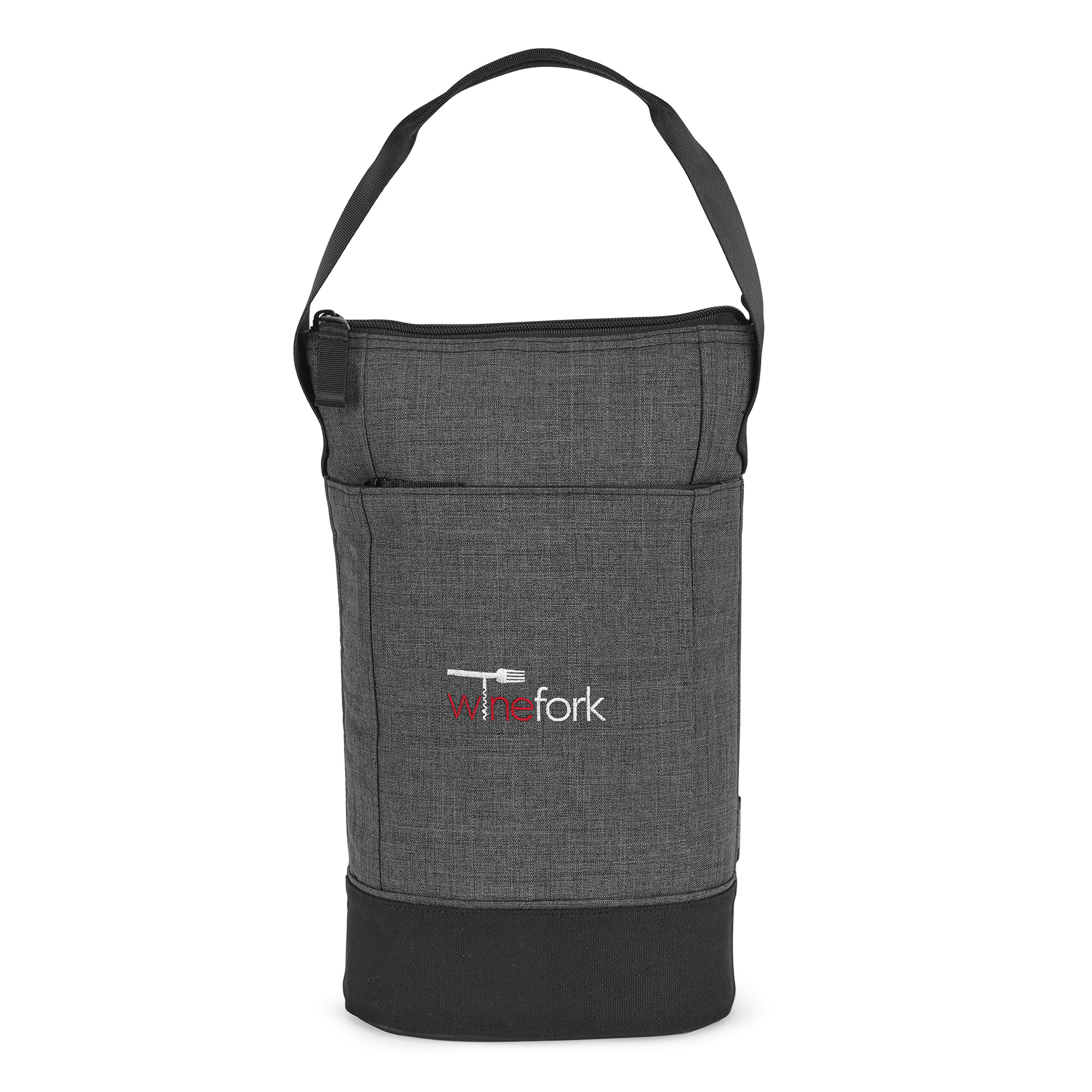 Picture of Heritage Supply Tanner Insulated Wine Kit - Charcoal Heather