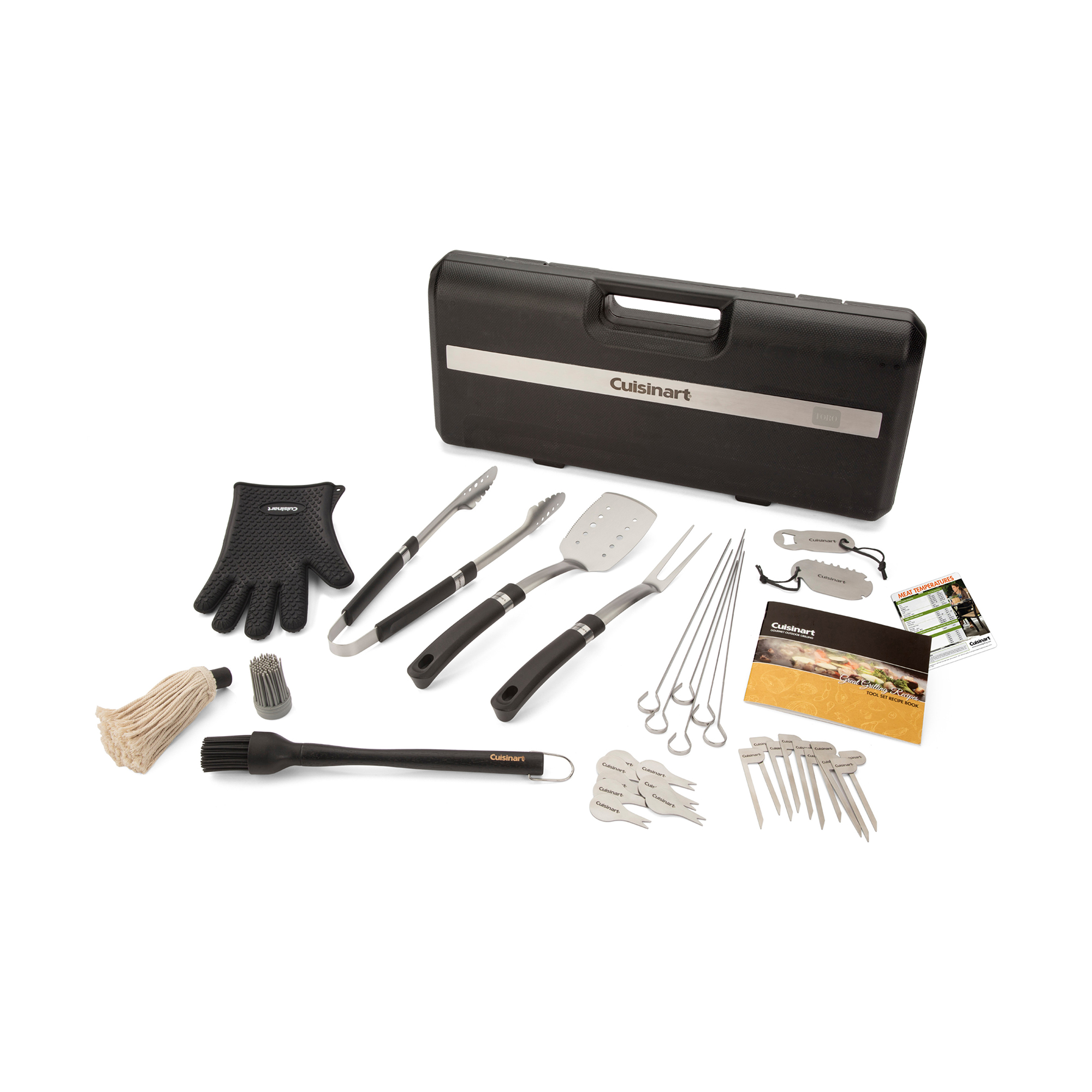 Picture of Cuisinart Outdoors 36 Piece Backyard BBQ Tool Set - Black