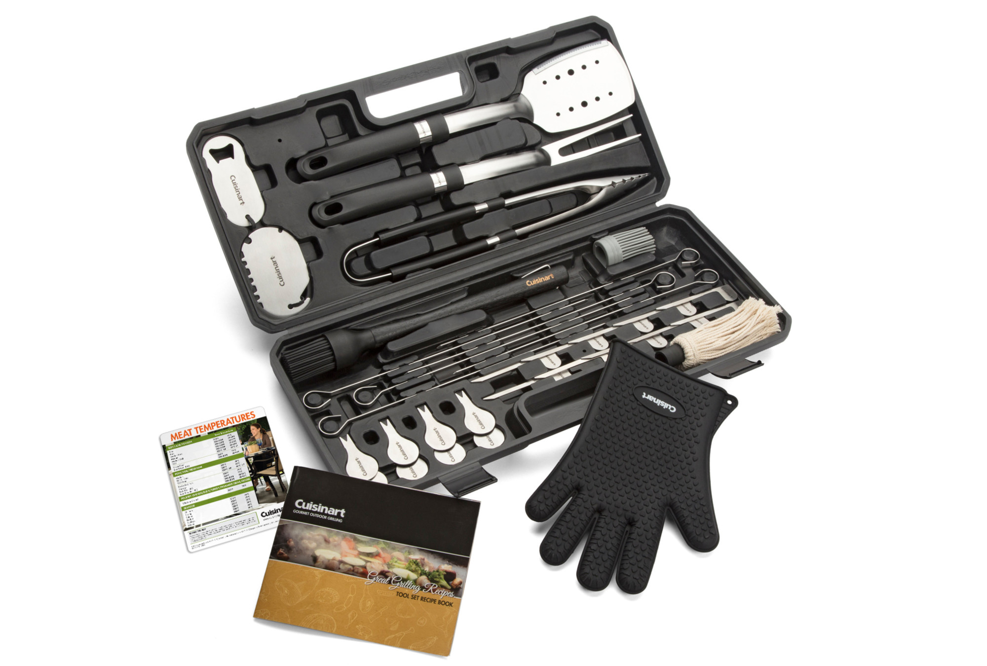 Picture of Cuisinart Outdoors 36 Piece Backyard BBQ Tool Set - Black