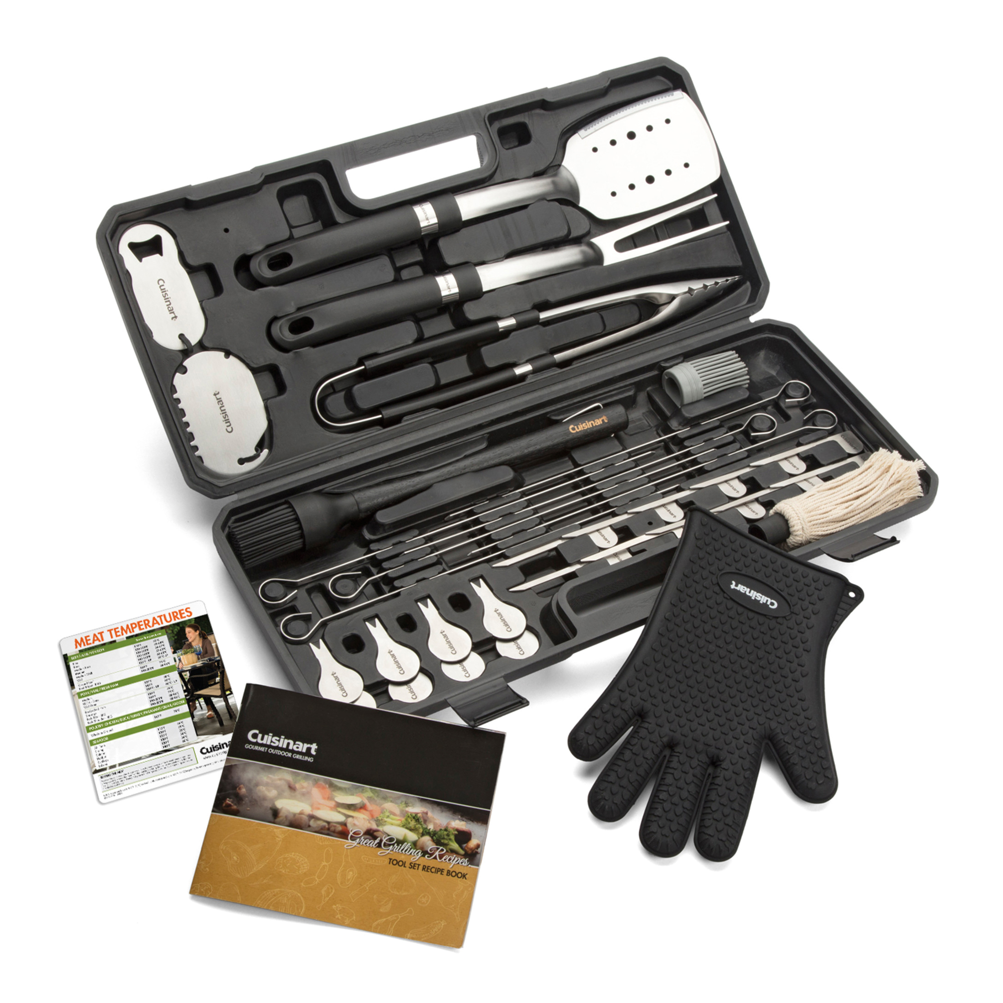 Picture of Cuisinart Outdoors 36 Piece Backyard BBQ Tool Set - Black