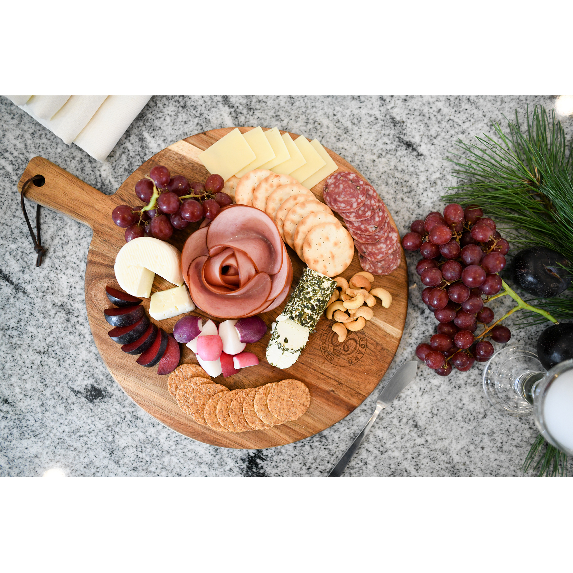 Picture of La Cuisine Charcuterie & Pizza Board - Wood