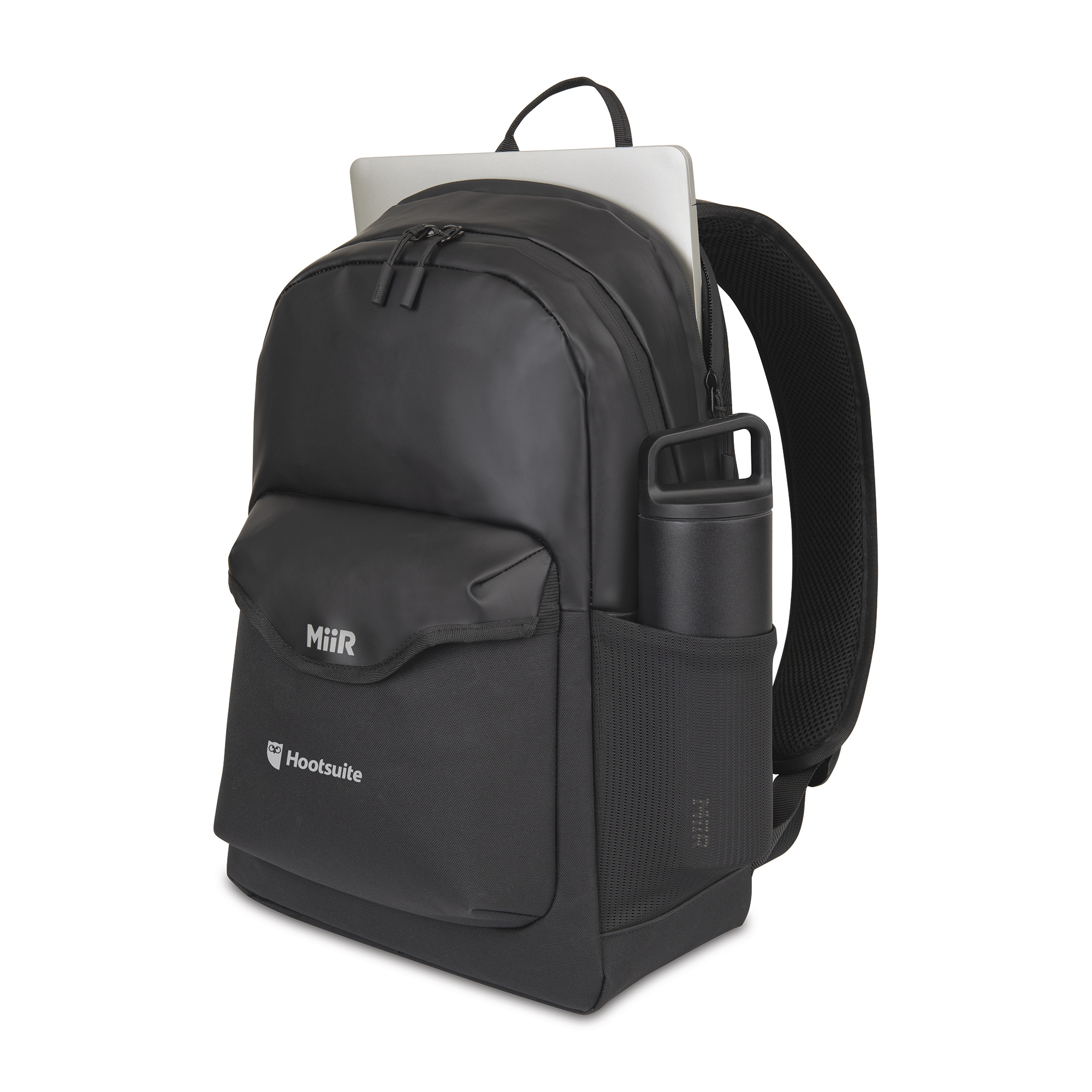 Picture of MiiR Olympus 2.0 Recycled rPET 15L Laptop Backpack - AWARE - Black